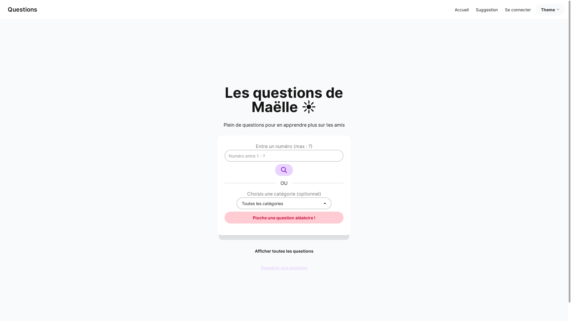website screenshot of https://les-questions-de-maelle.fr/