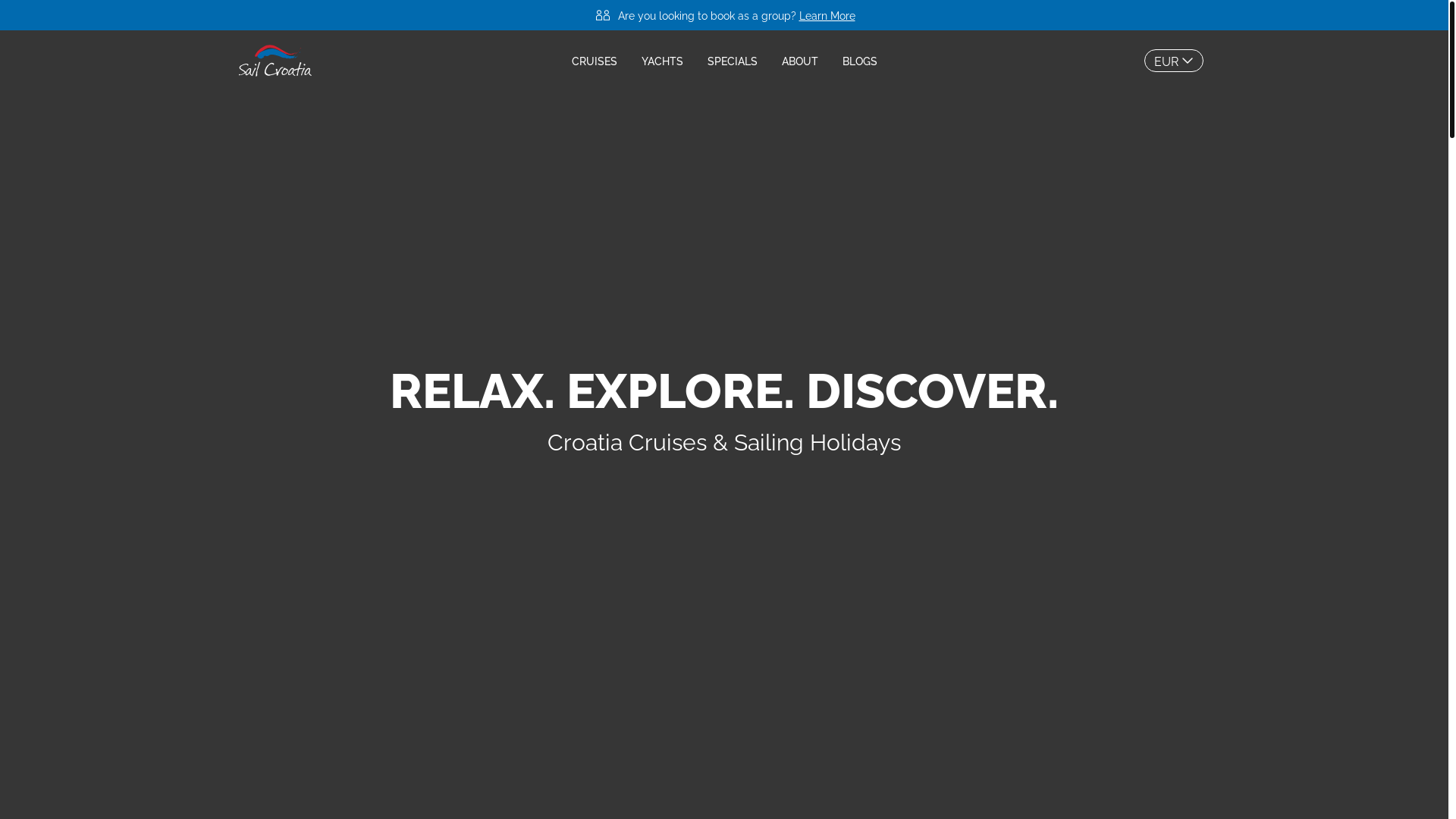 website screenshot of https://sail-croatia-sveltekit.pages.dev/