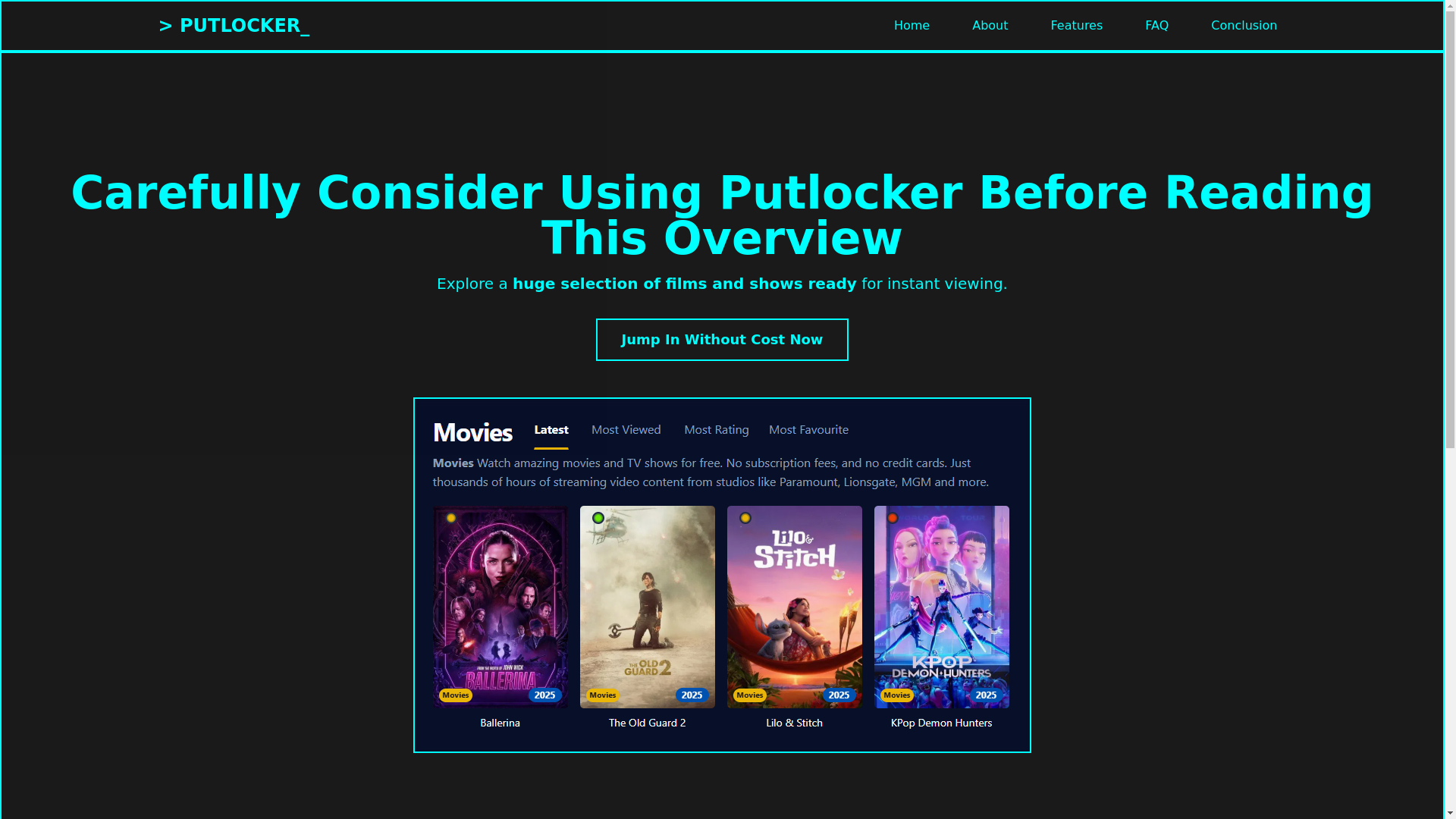 website screenshot of https://putlocker-i0fm.pages.dev/
