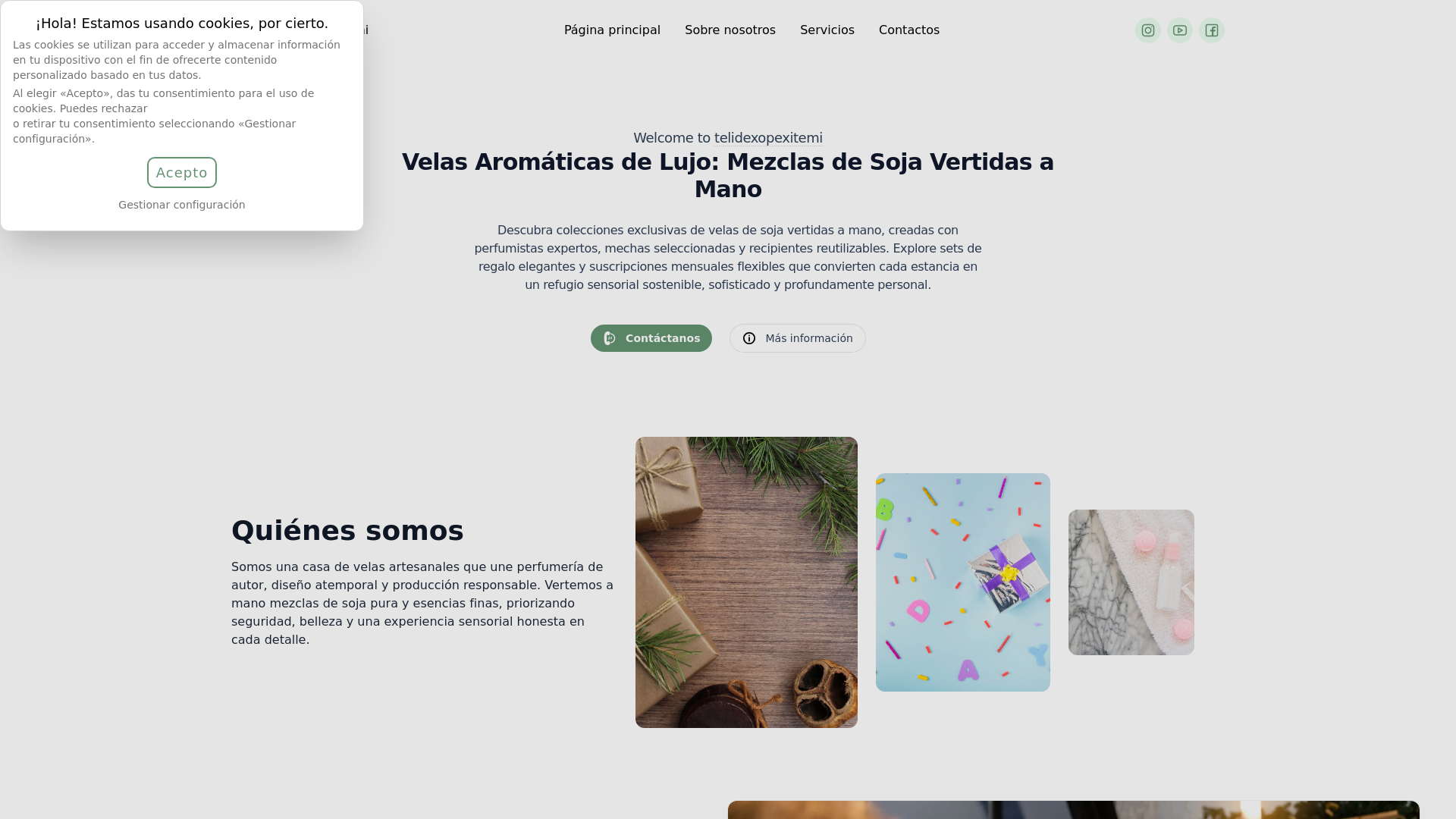 website screenshot of https://telidexopexitemi.click/