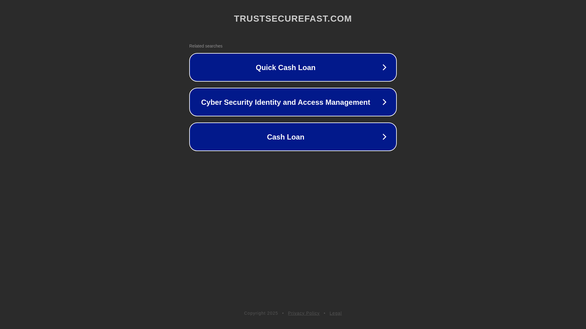 website screenshot of https://trustsecurefast.com/
