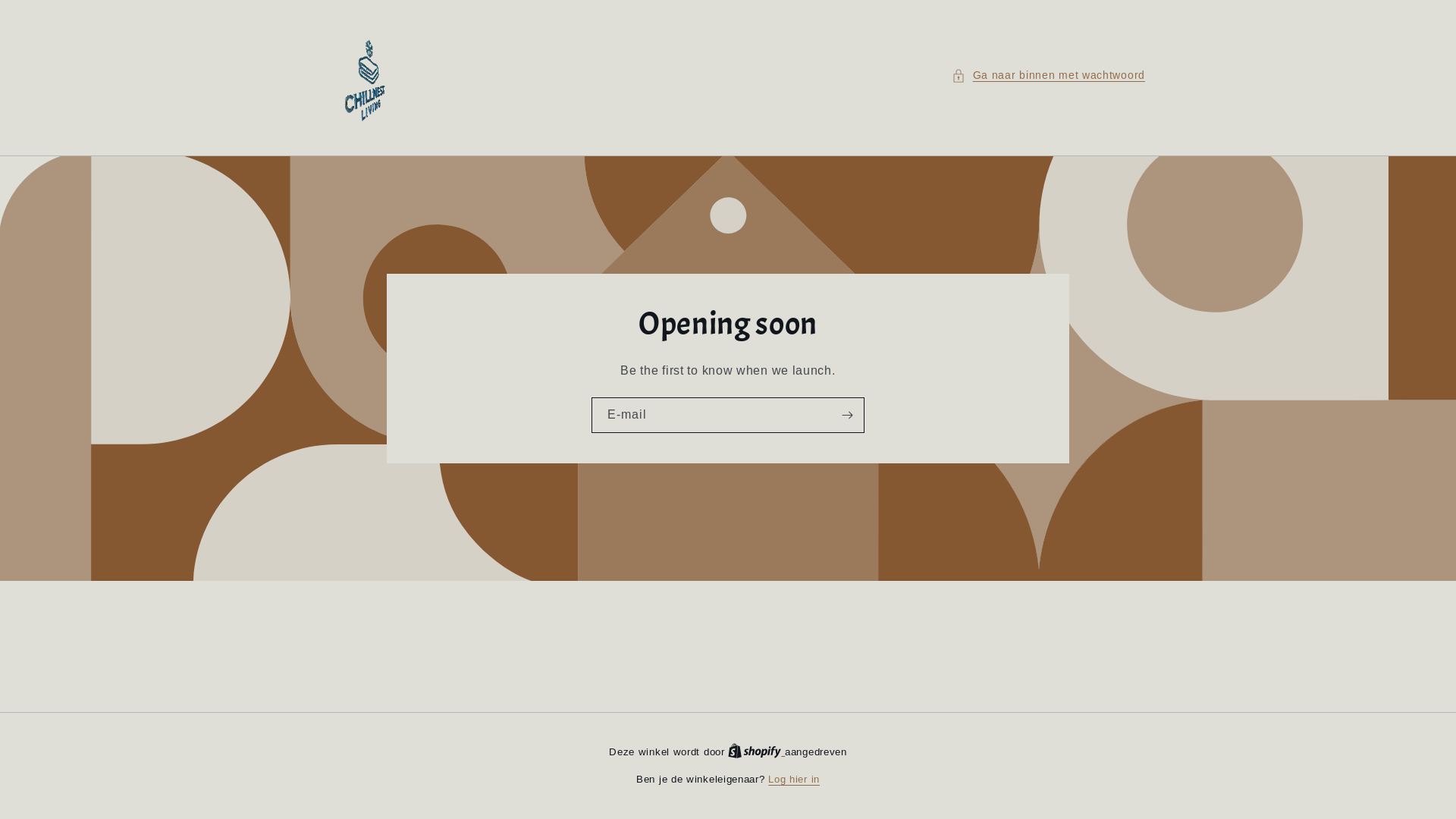 website screenshot of https://chillnestliving.com/