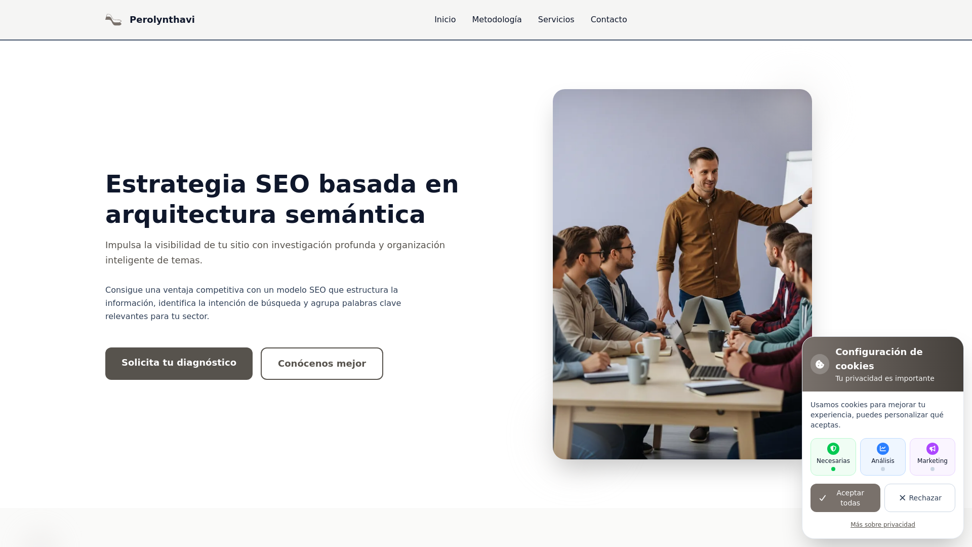 website screenshot of https://perolynthavi.world/