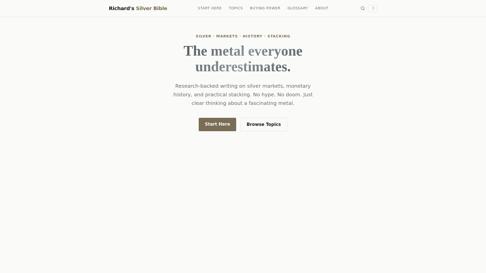 website screenshot of https://silver-bible.pages.dev/
