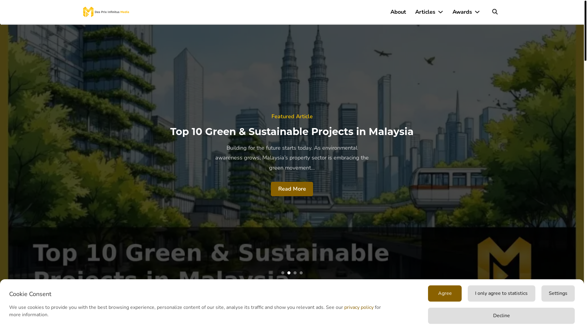 website screenshot of https://dpimedia.com.my