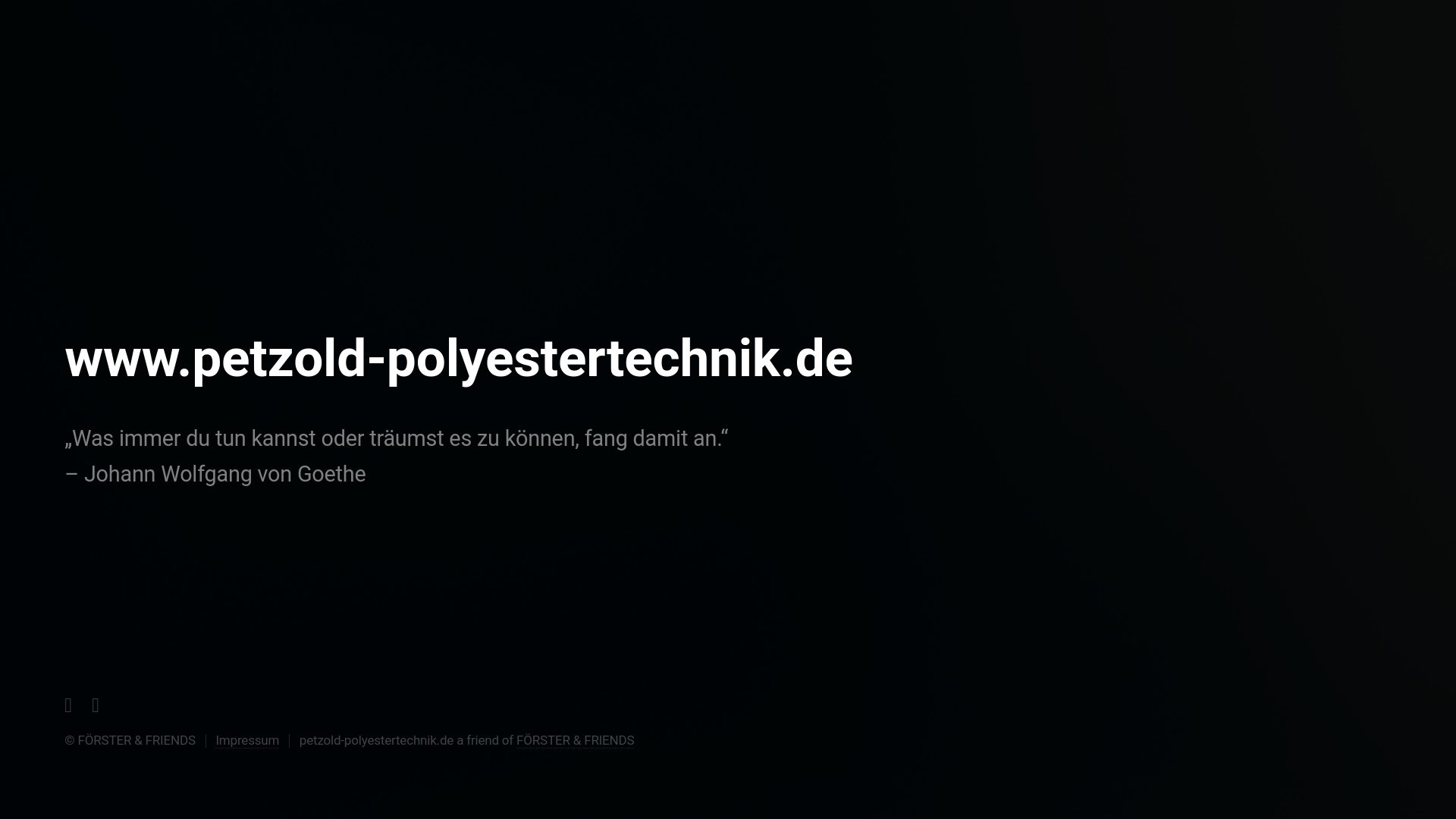 website screenshot of https://petzold-polyestertechnik.de/