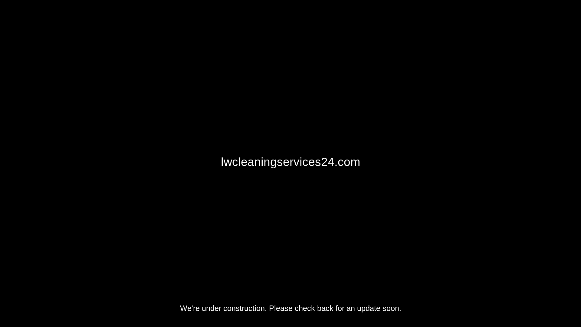website screenshot of https://lwcleaningservices24.com/