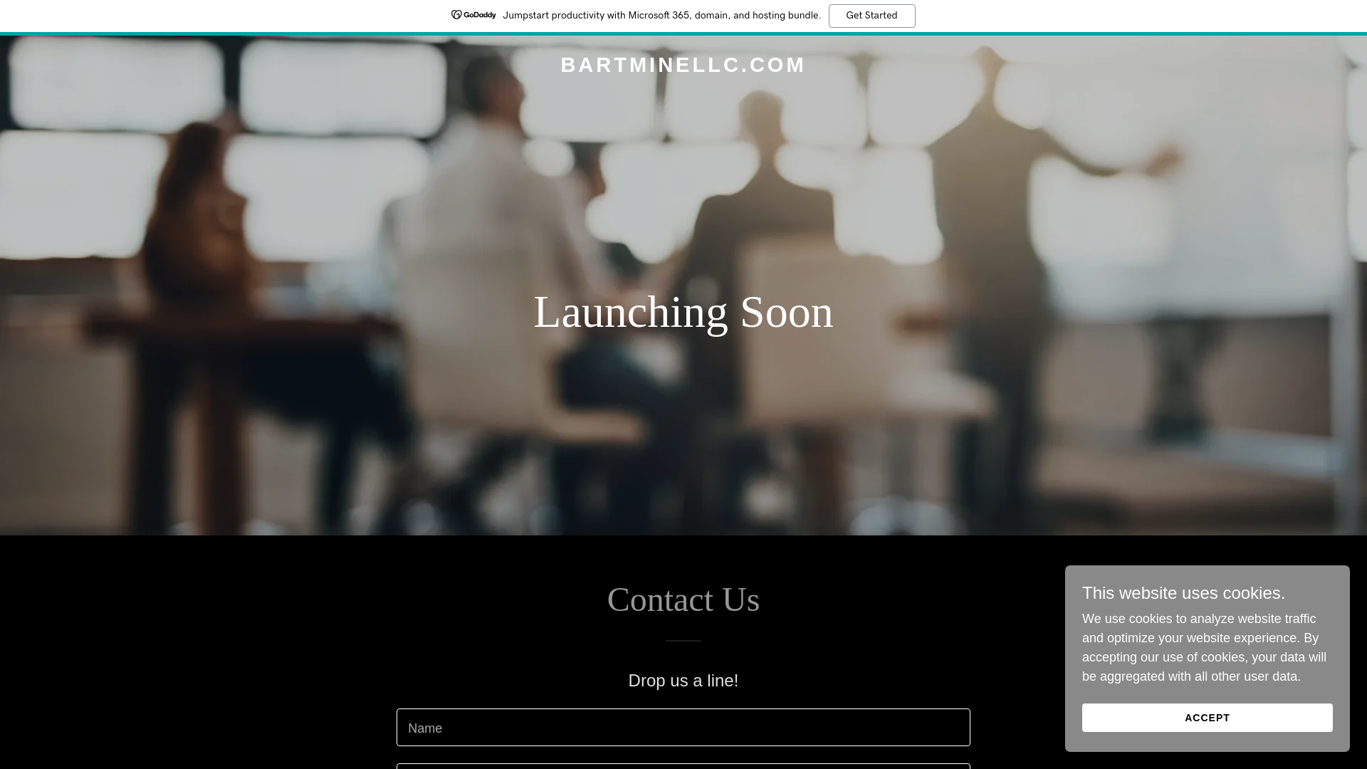 website screenshot of https://bartminellc.com/