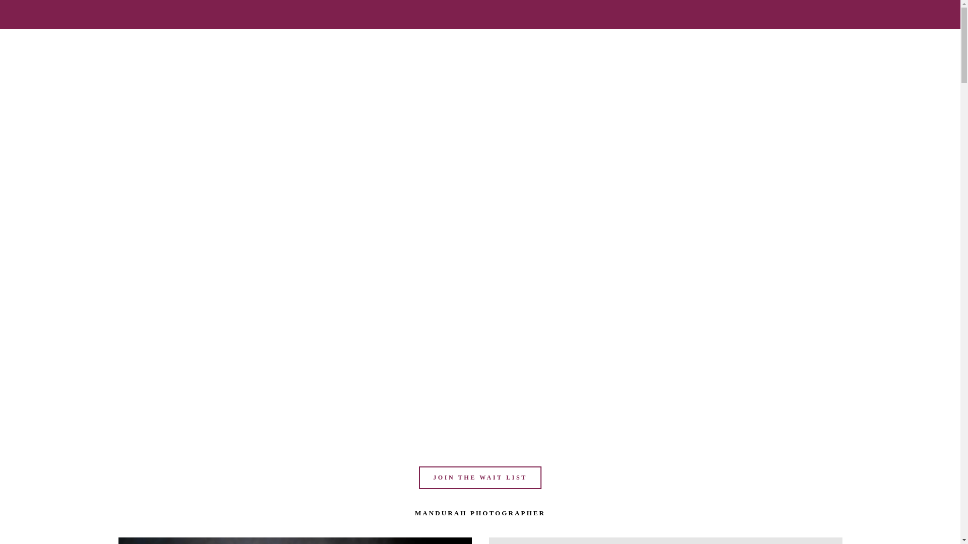 website screenshot of https://mandurahphotographer.com.au/