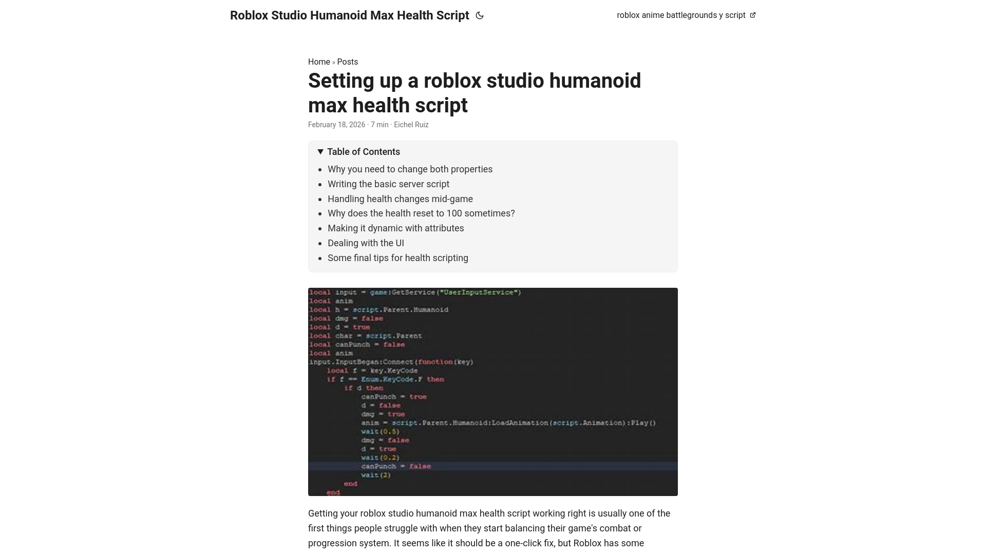 website screenshot of https://roblox-studio-humanoid-max-health-script.pages.dev/