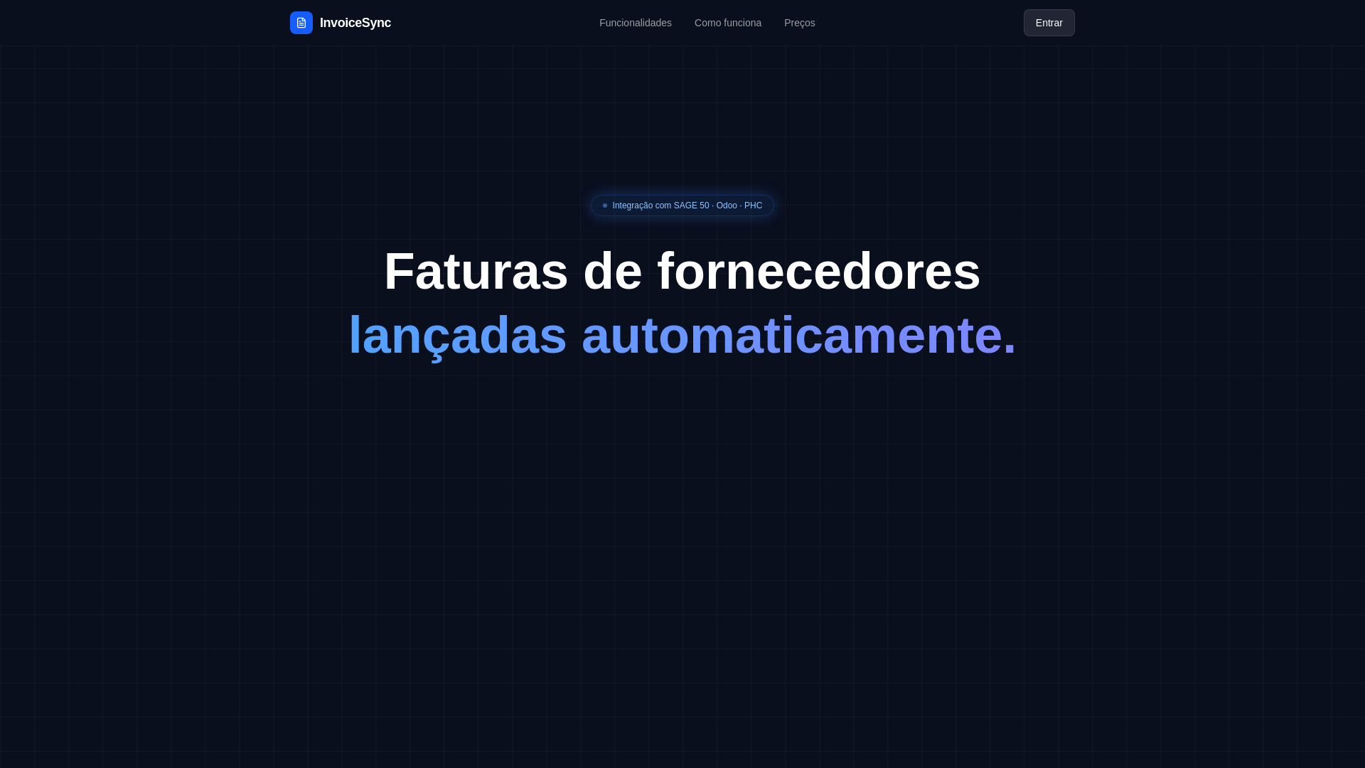 website screenshot of https://invoicesync.store/