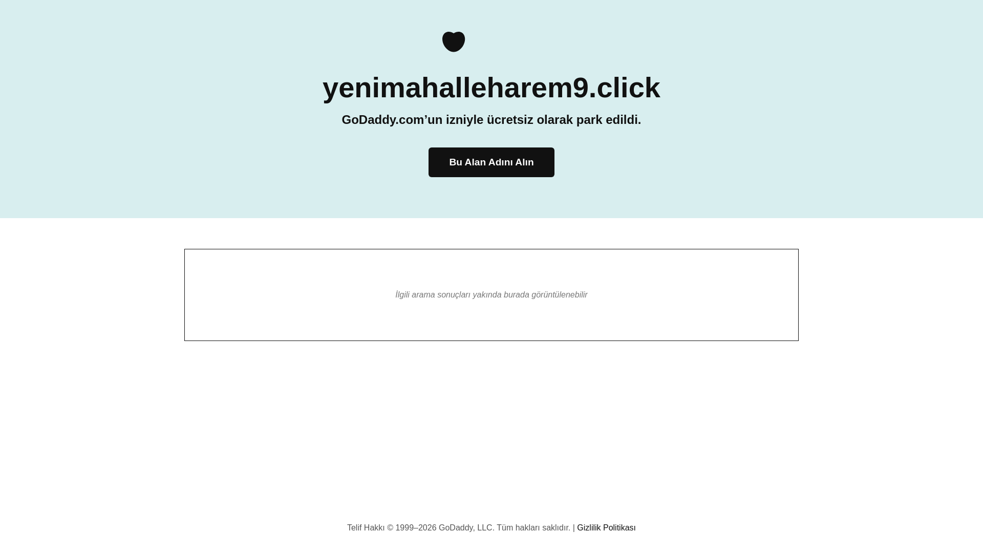 website screenshot of https://yenimahalleharem9.click/