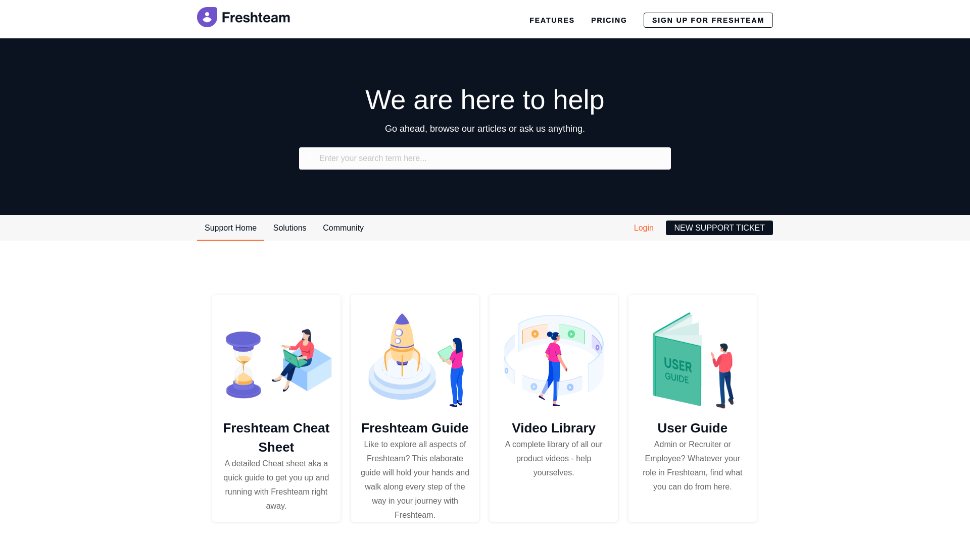 website screenshot of https://freshteam.top/