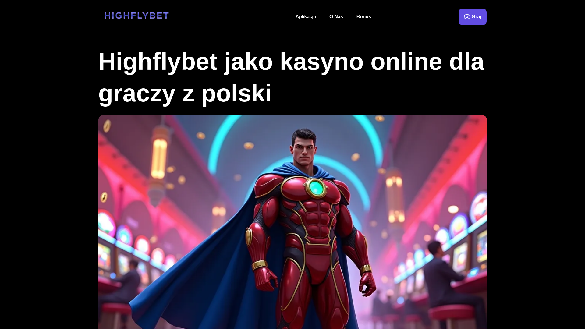 website screenshot of https://highflybet-recenzja-com-pl.pages.dev/