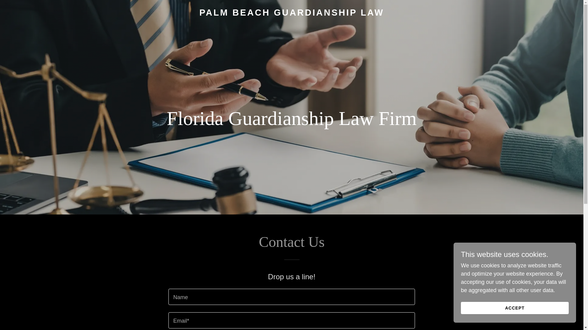 website screenshot of https://palmbeachguardianshiplaw.com/
