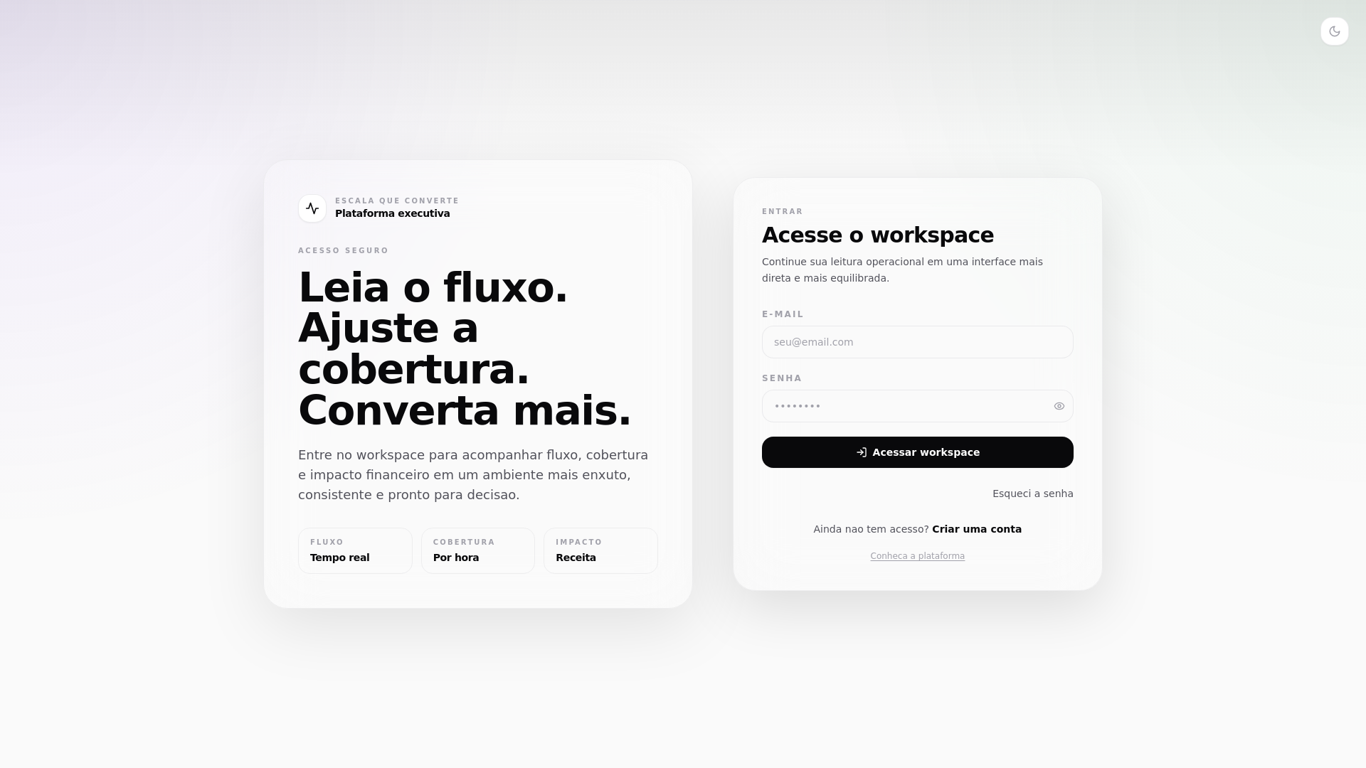 website screenshot of https://escalaqueconverte.com.br/