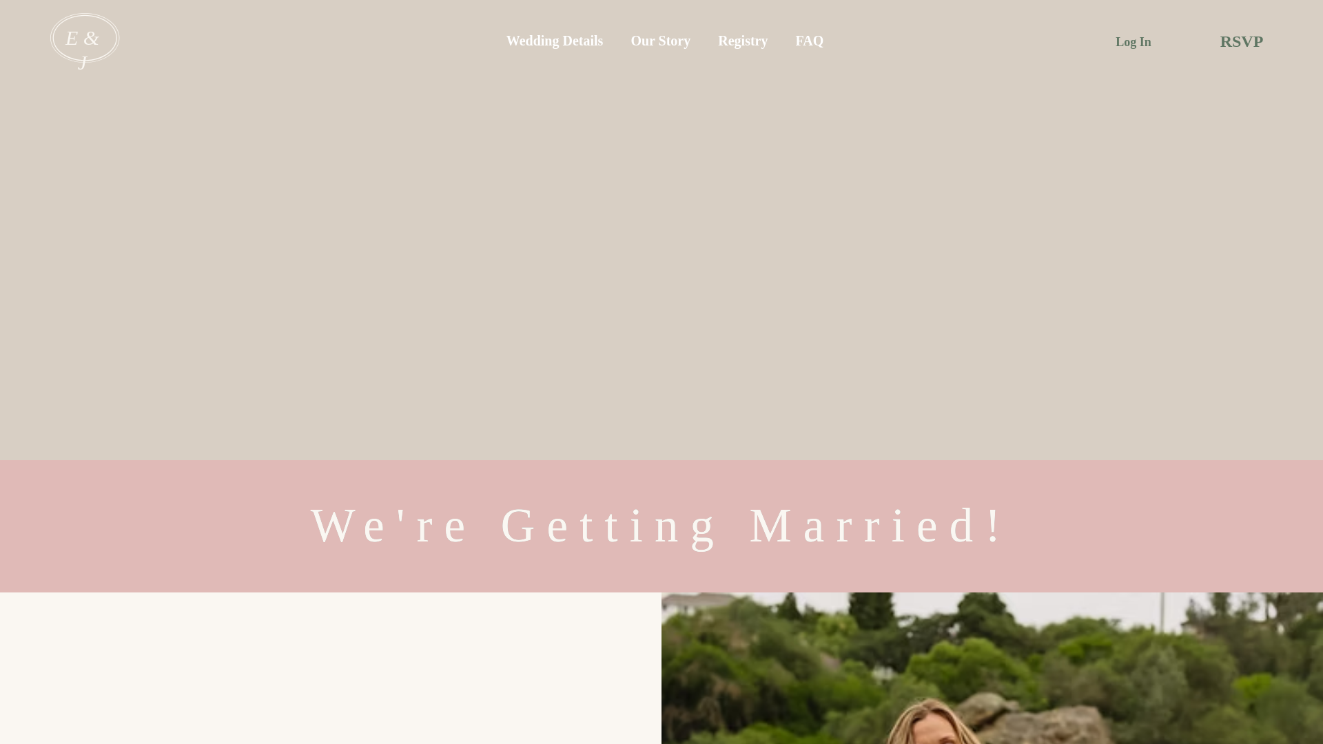 website screenshot of https://themillersgethitched.com