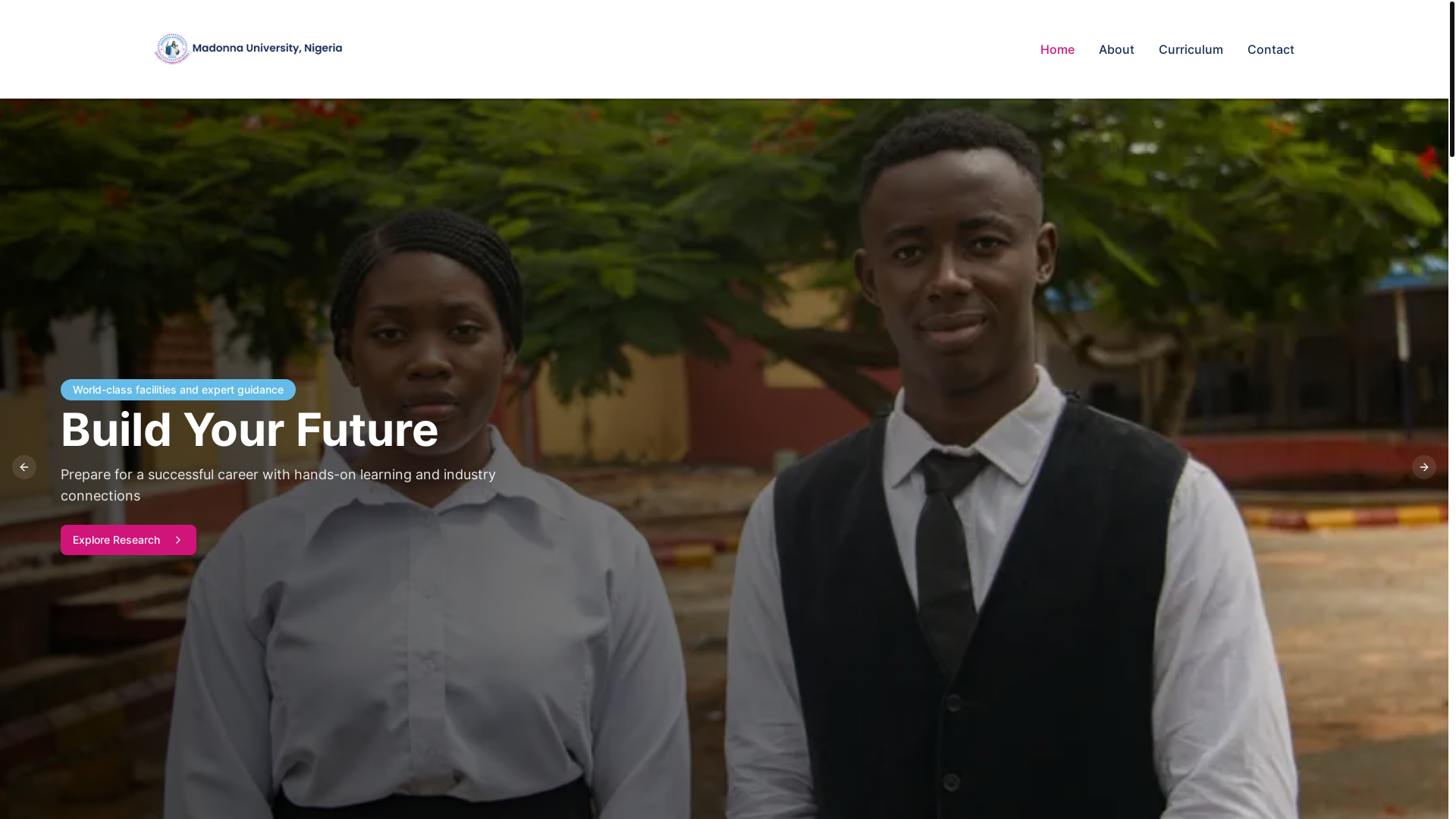 website screenshot of https://madonnacomputereng.org/