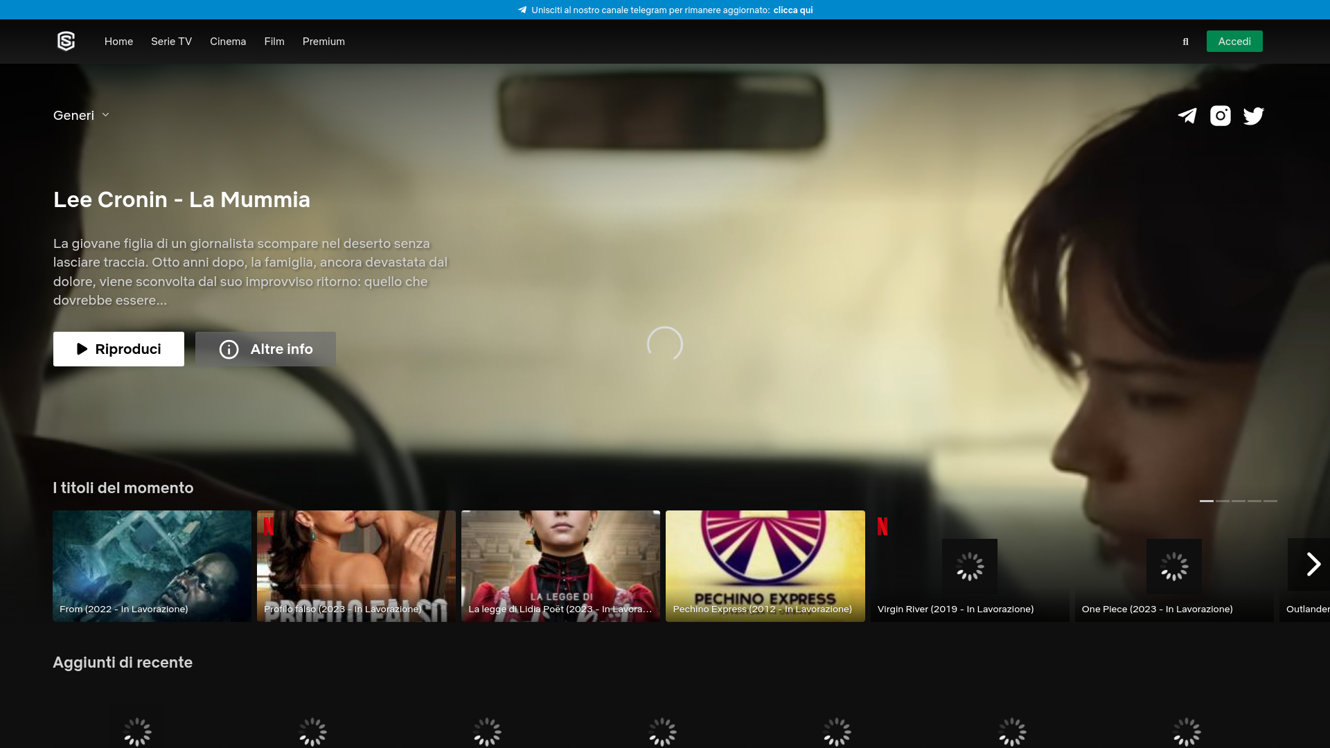 website screenshot of https://streamingcommunityz.ceo/