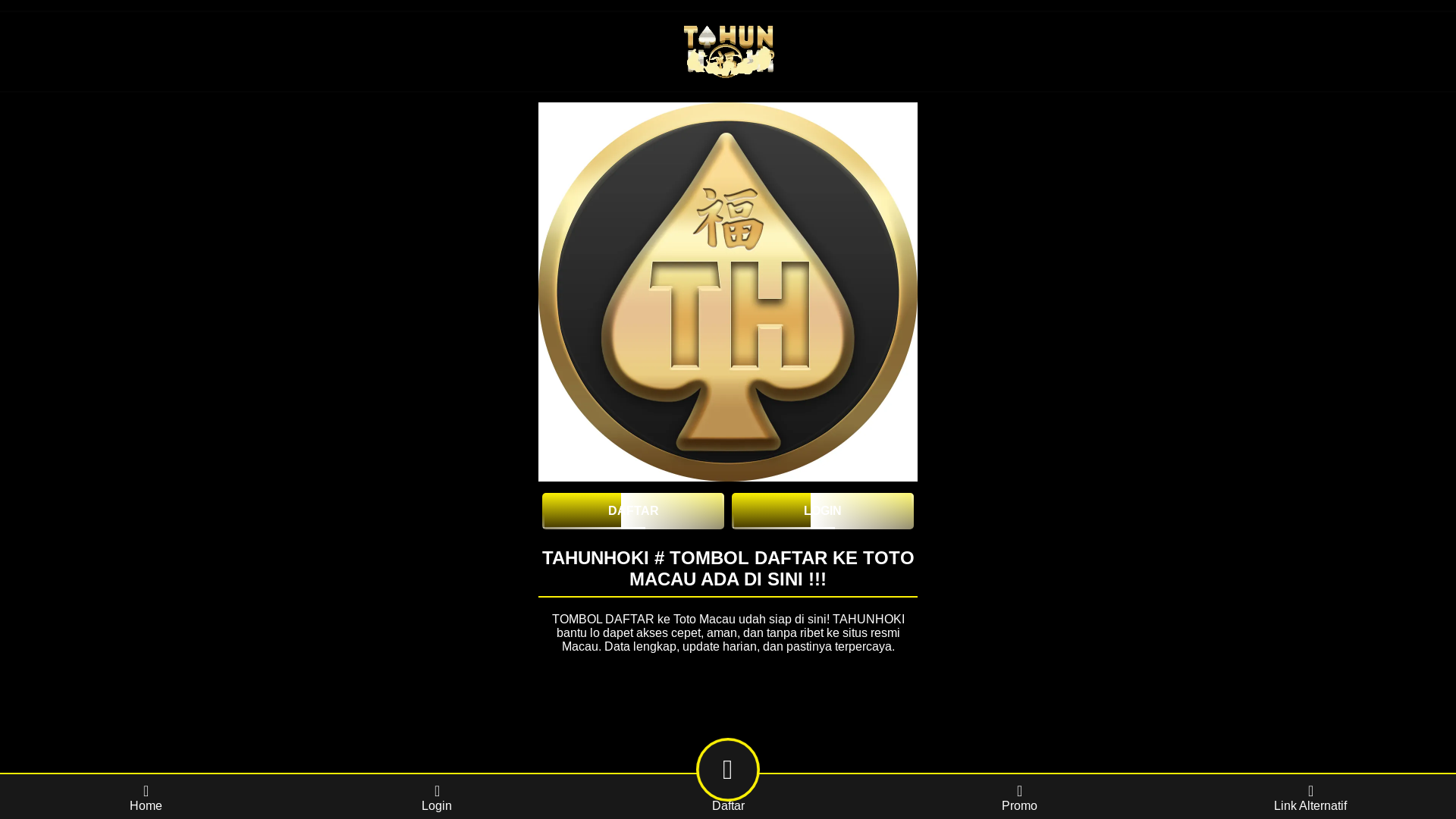 website screenshot of https://tahunhokiflow25.pages.dev/