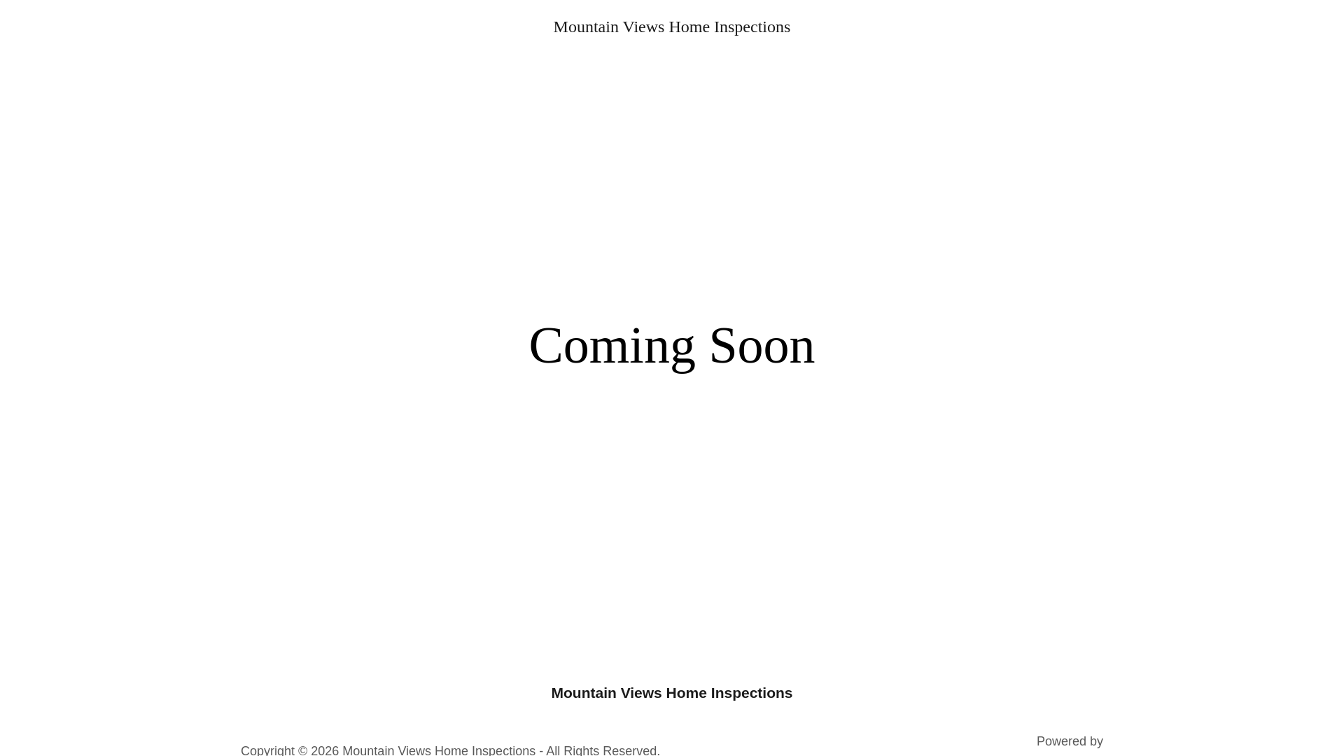 website screenshot of https://mountainviewshomeinspections.com/