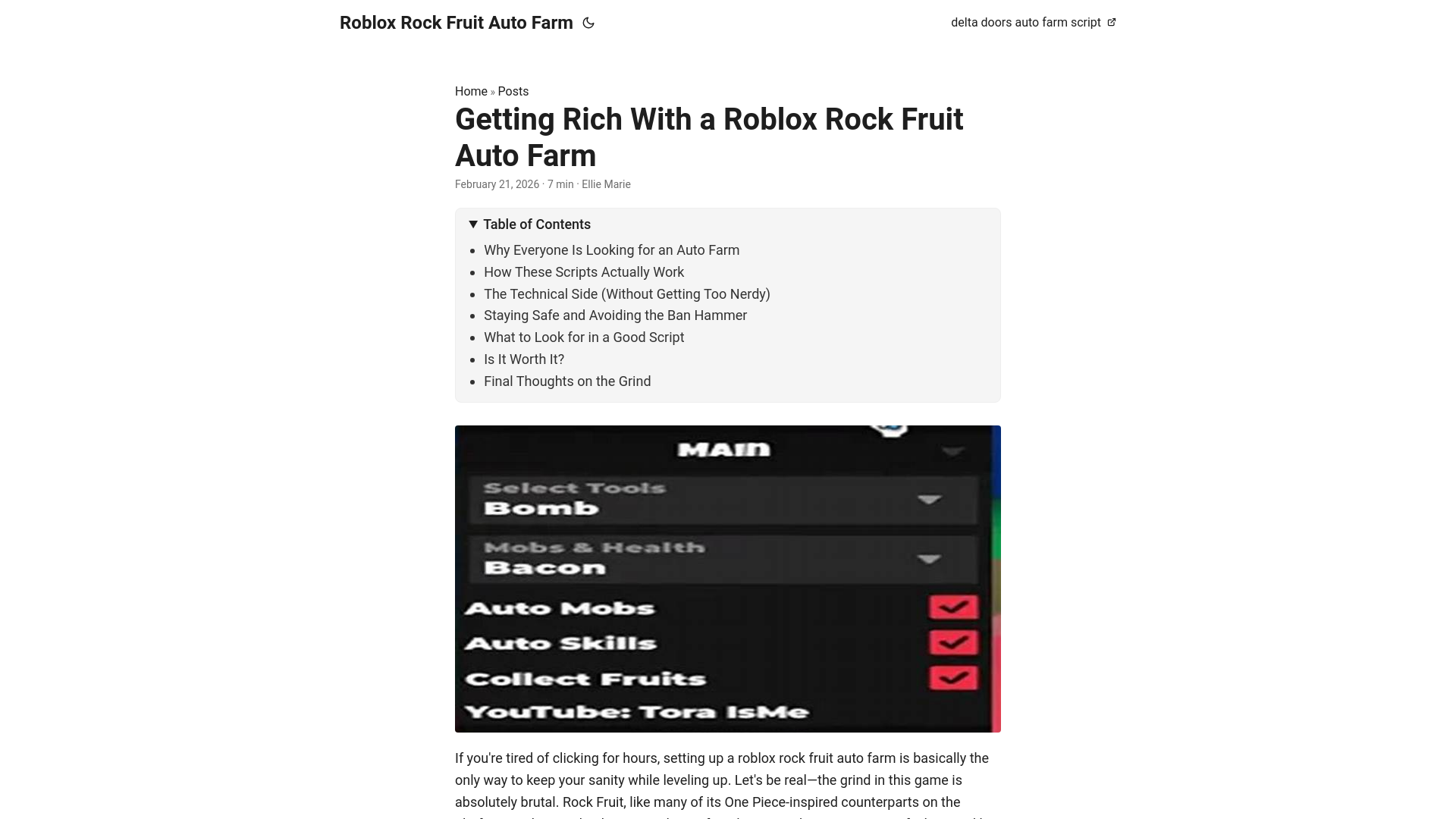 website screenshot of https://roblox-rock-fruit-auto-farm.pages.dev/