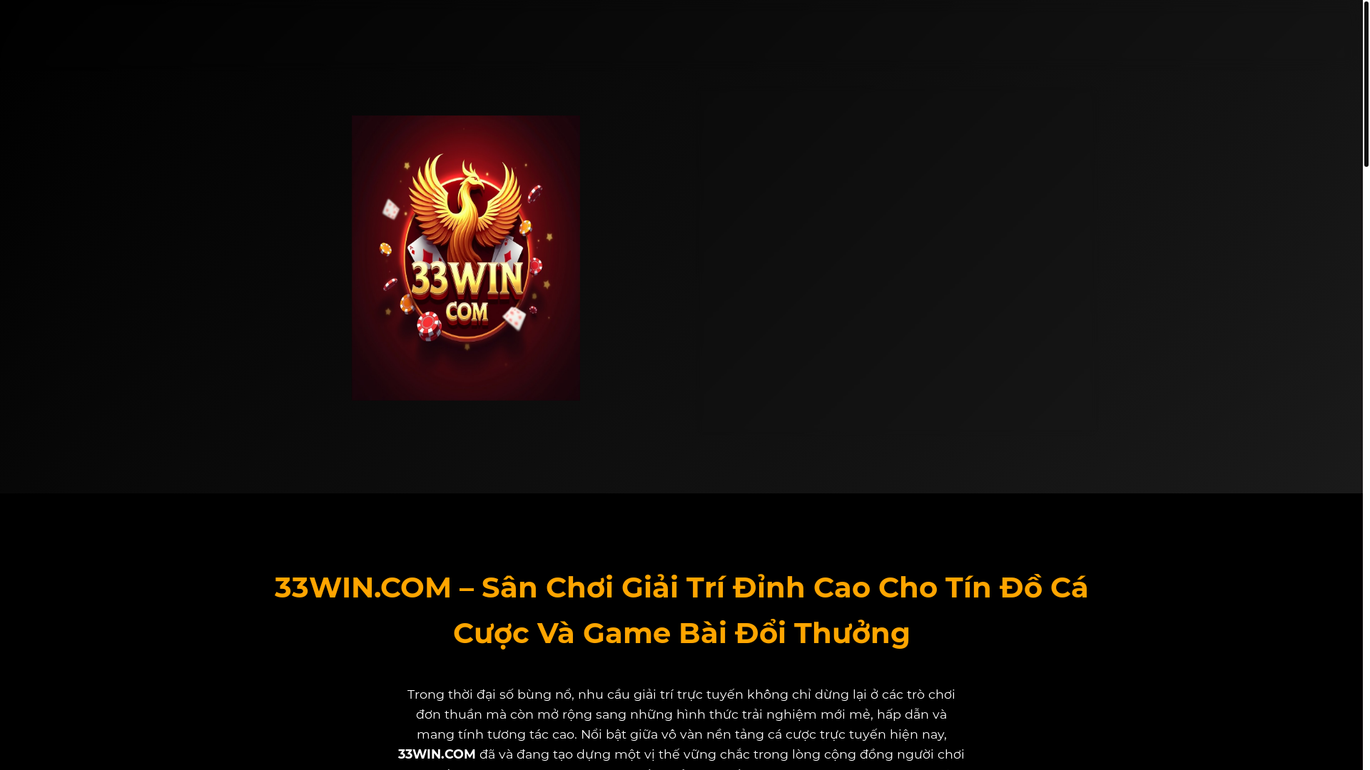 website screenshot of https://33win-com.bet/