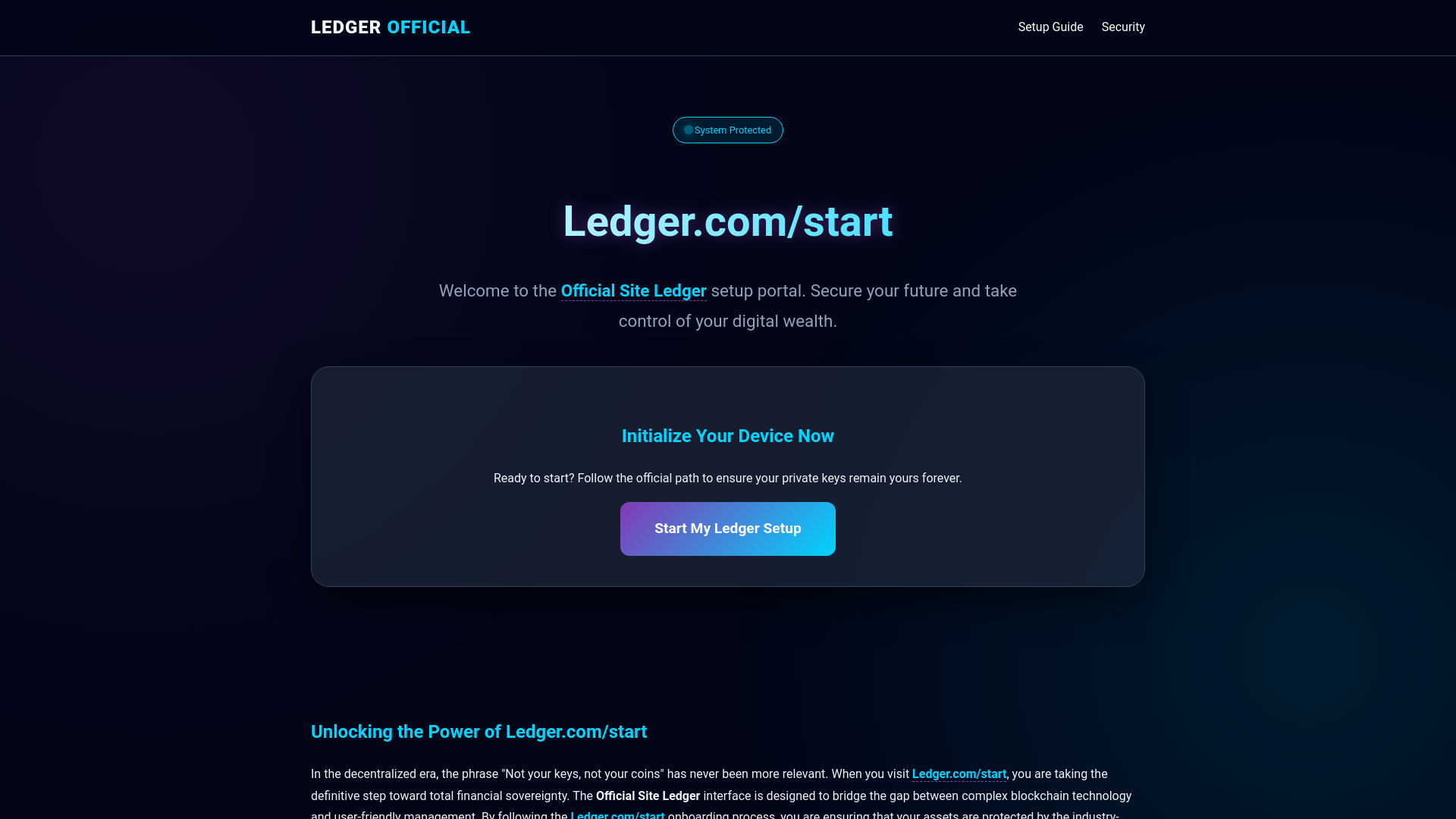 website screenshot of https://ledger-com-start-ksdg.wasmer.app
