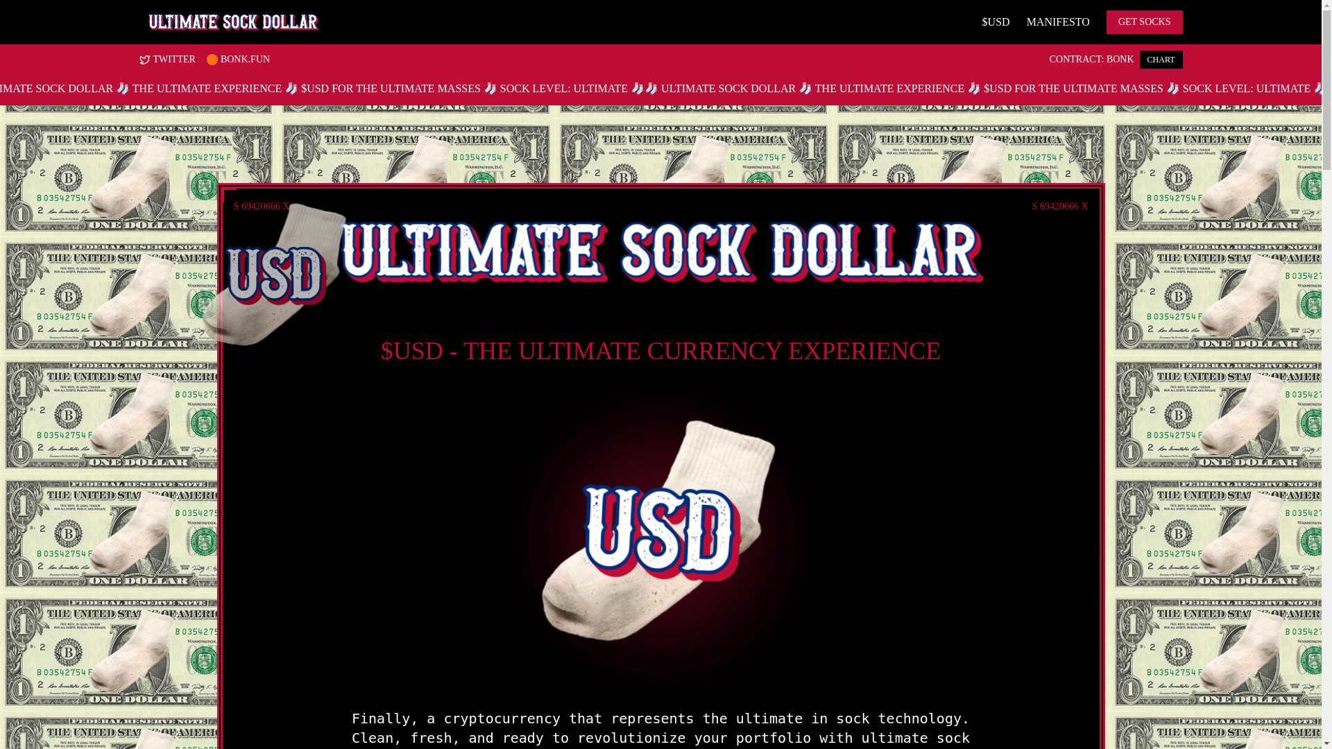 website screenshot of https://ultimatesocksol.xyz/