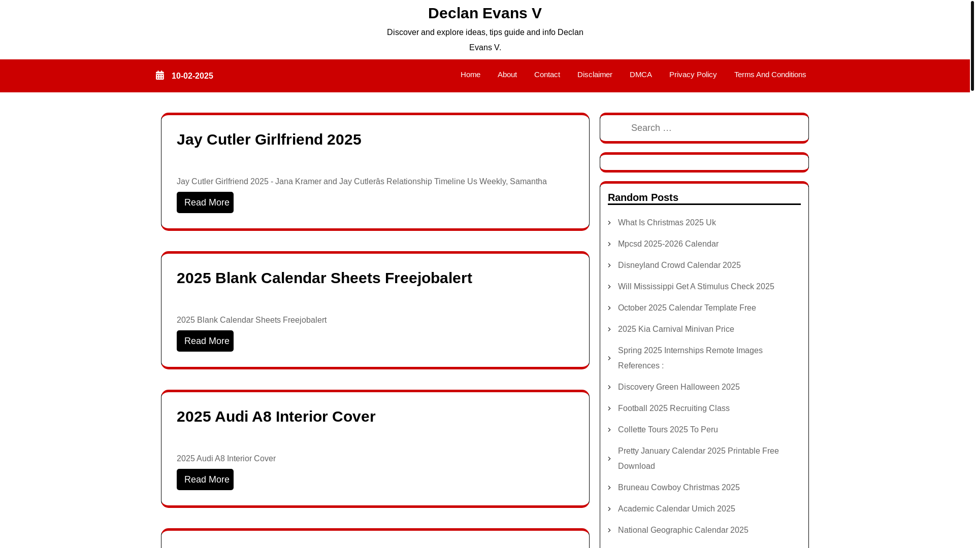 website screenshot of https://declanevansv.pages.dev/