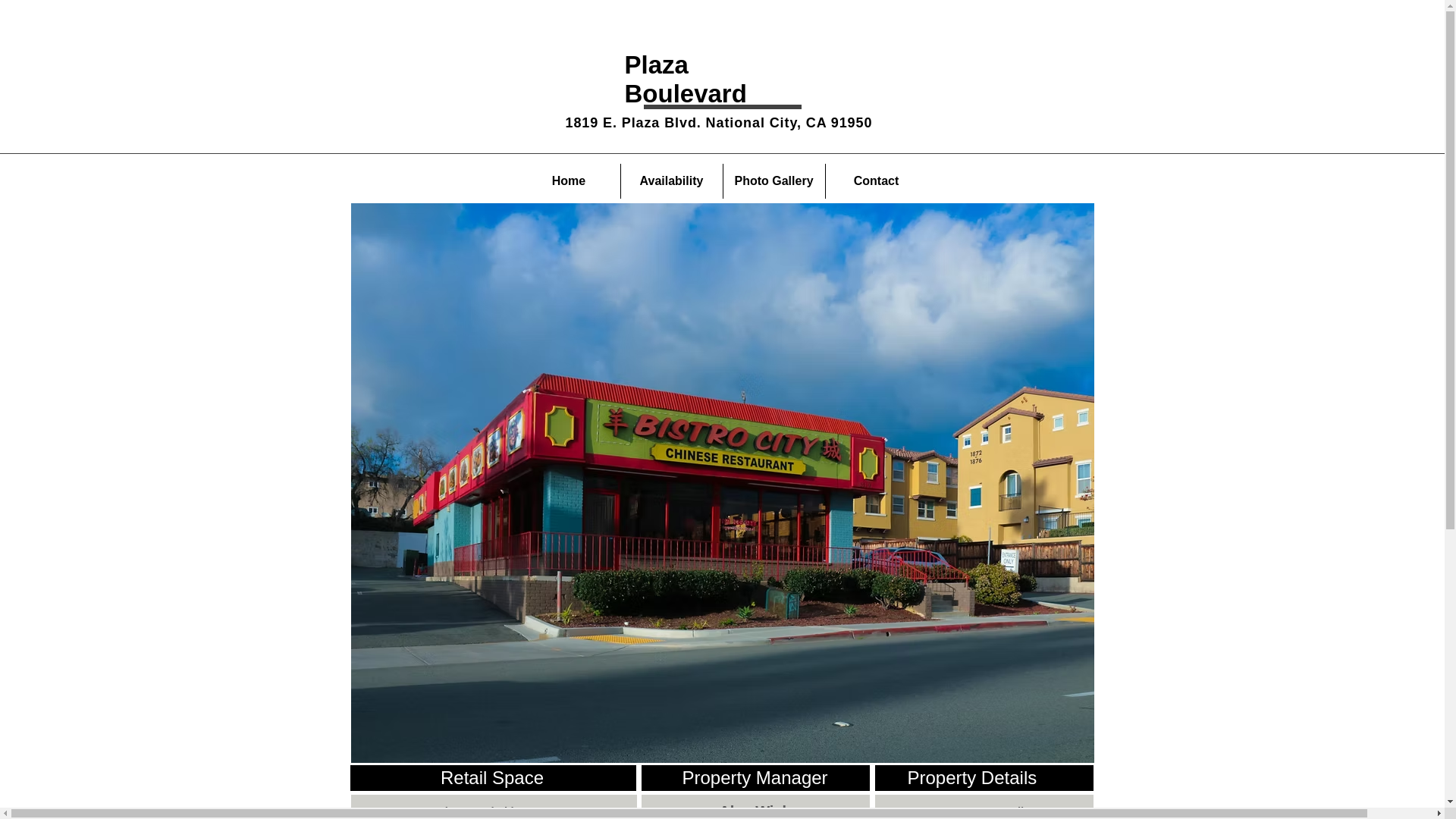 website screenshot of https://eastplazablvd.com/