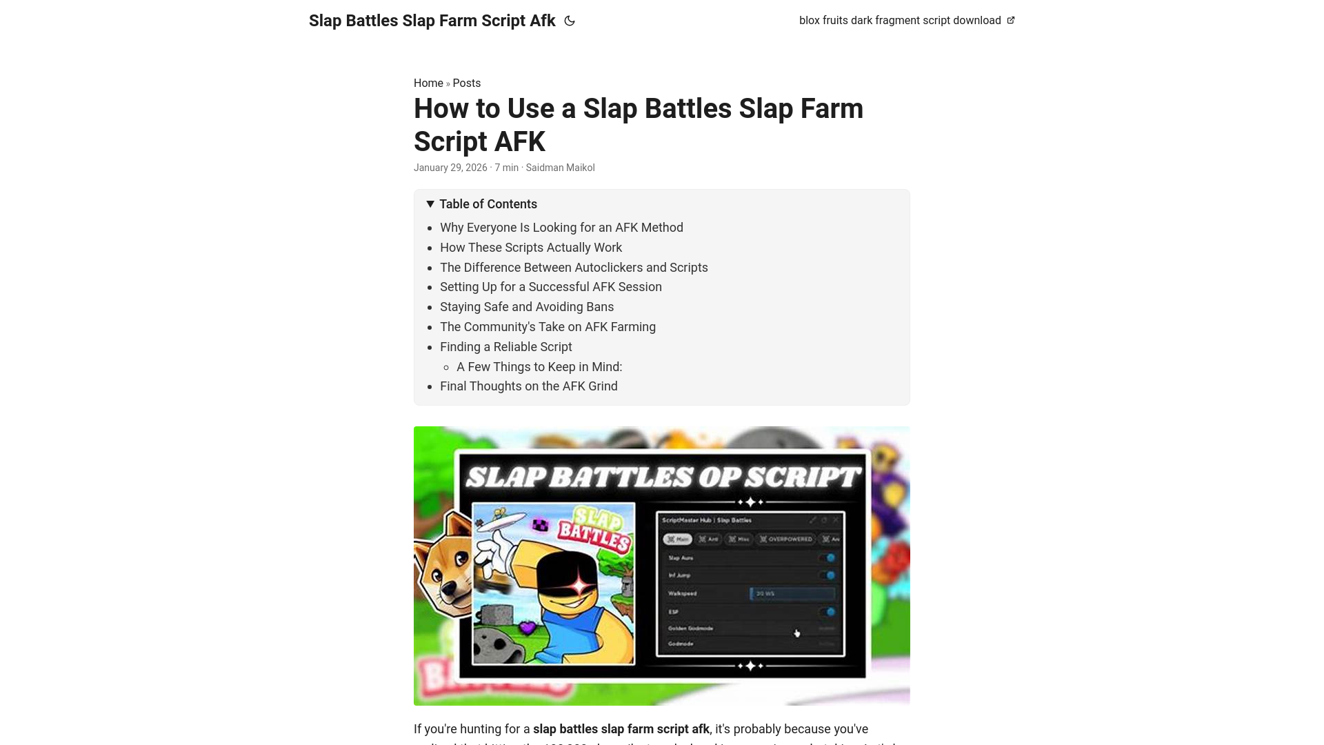 website screenshot of https://slap-battles-slap-farm-script-afk.pages.dev/