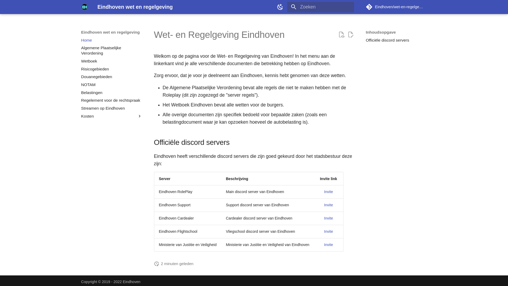 website screenshot of https://eindhovenrp-apv.pages.dev/