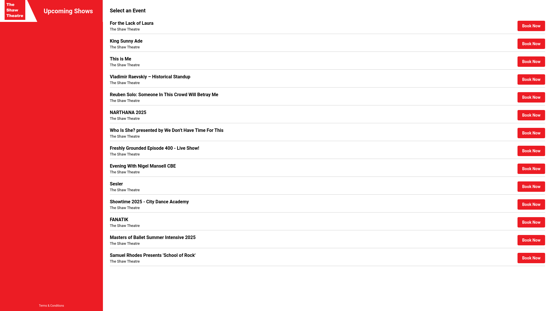 website screenshot of https://line-up-shaw-theatre.pages.dev/