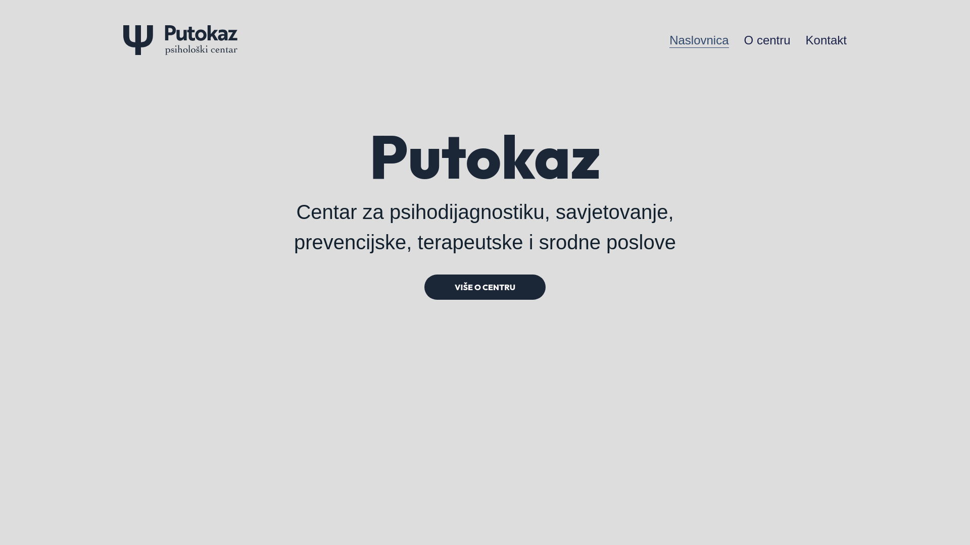 website screenshot of https://putokaz-virovitica.hr/