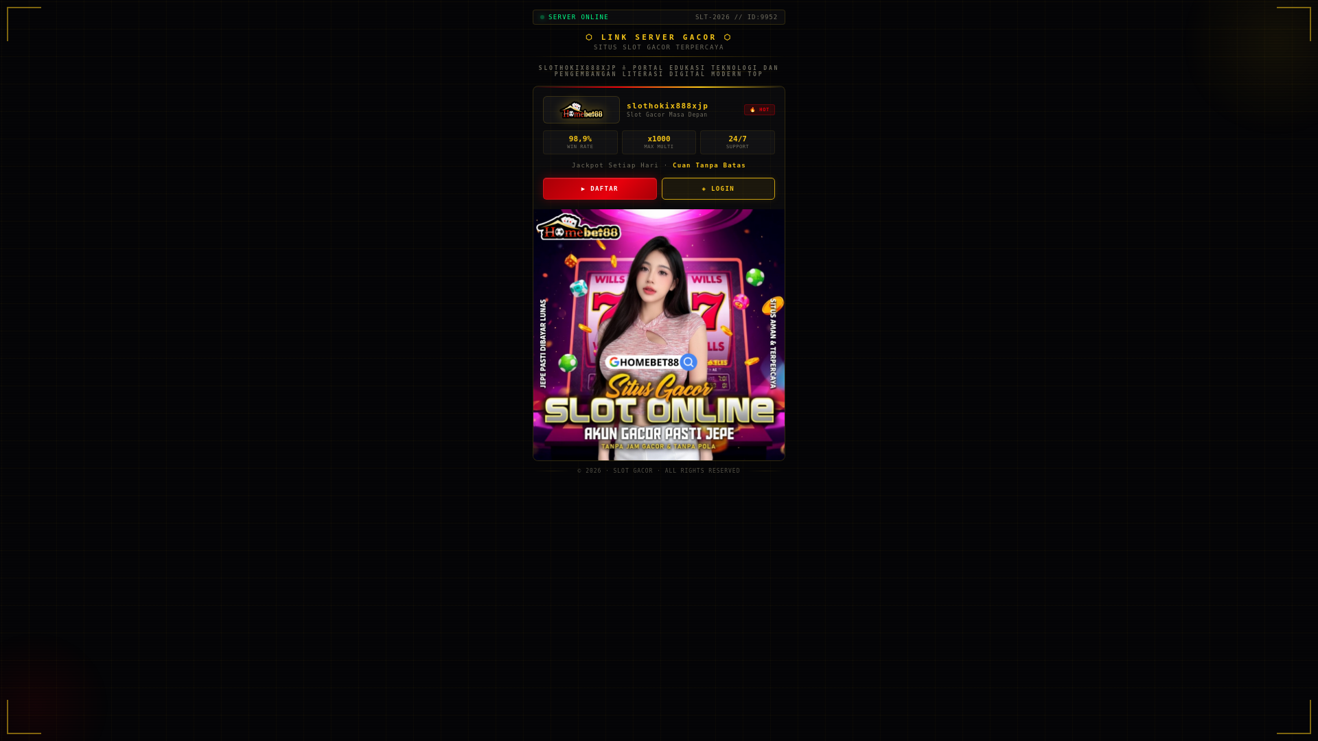 website screenshot of https://slothokix888xjp.live/