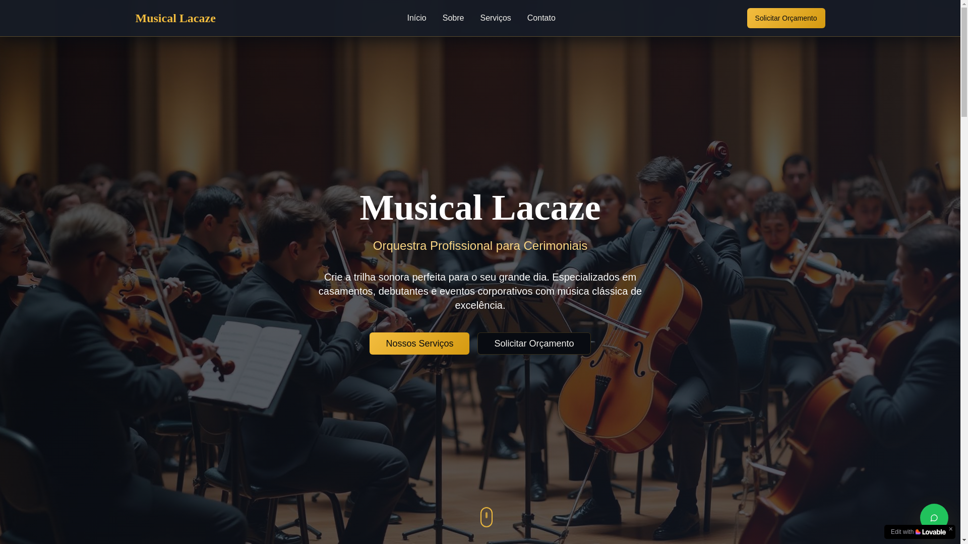 website screenshot of https://musicallacaze.com/