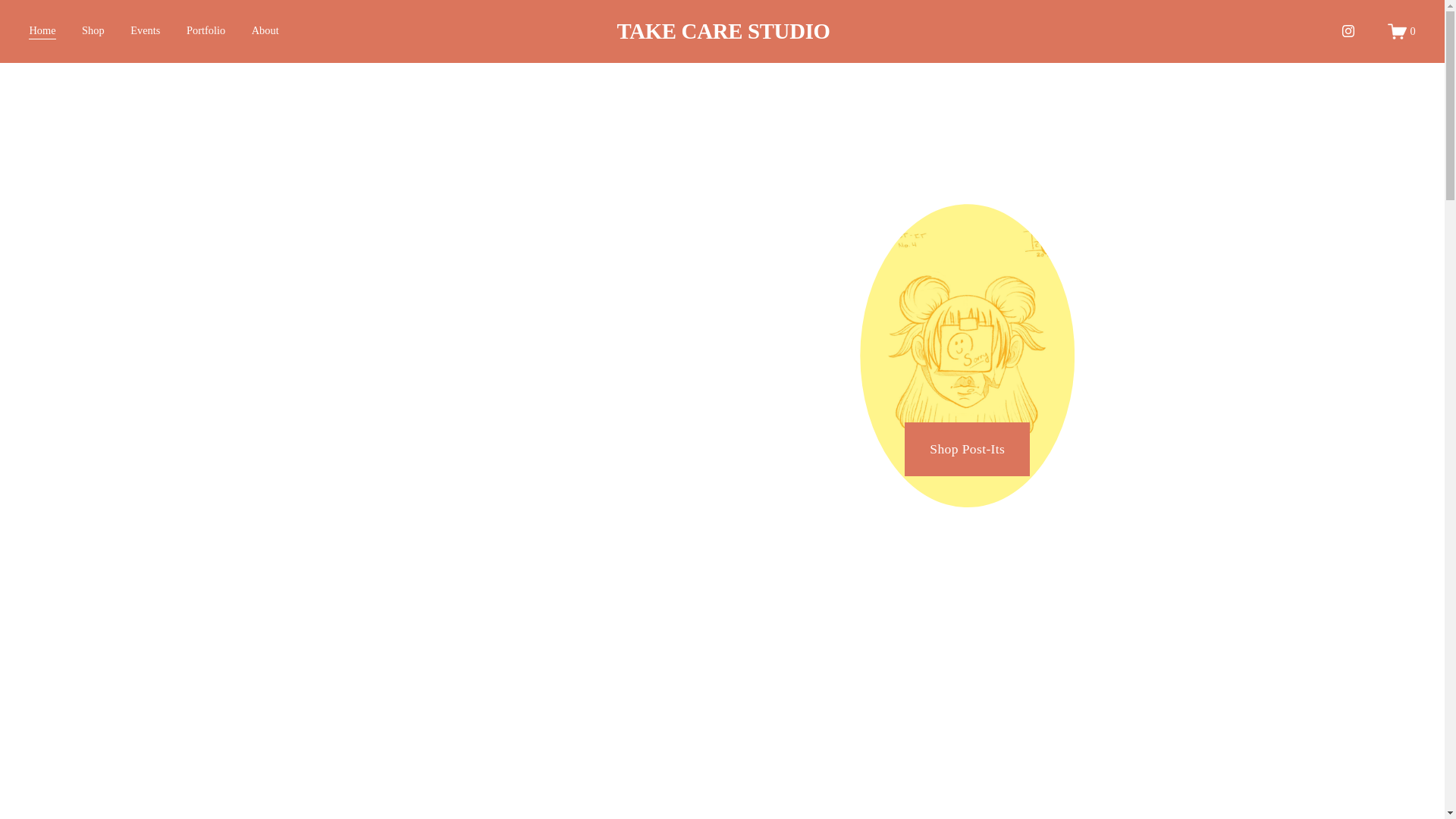 website screenshot of https://take-care-studio.com/