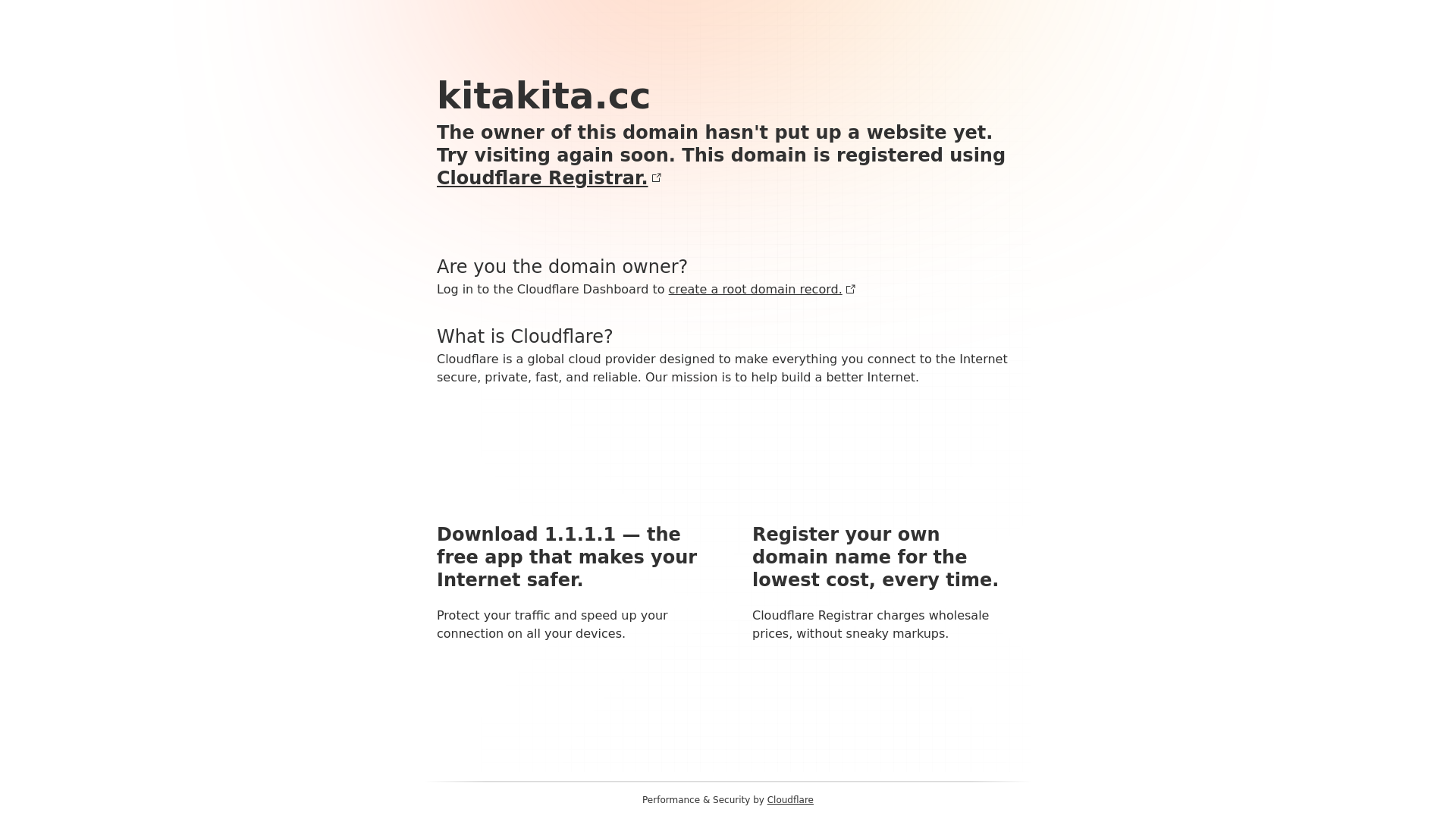 website screenshot of https://kitakita.cc/