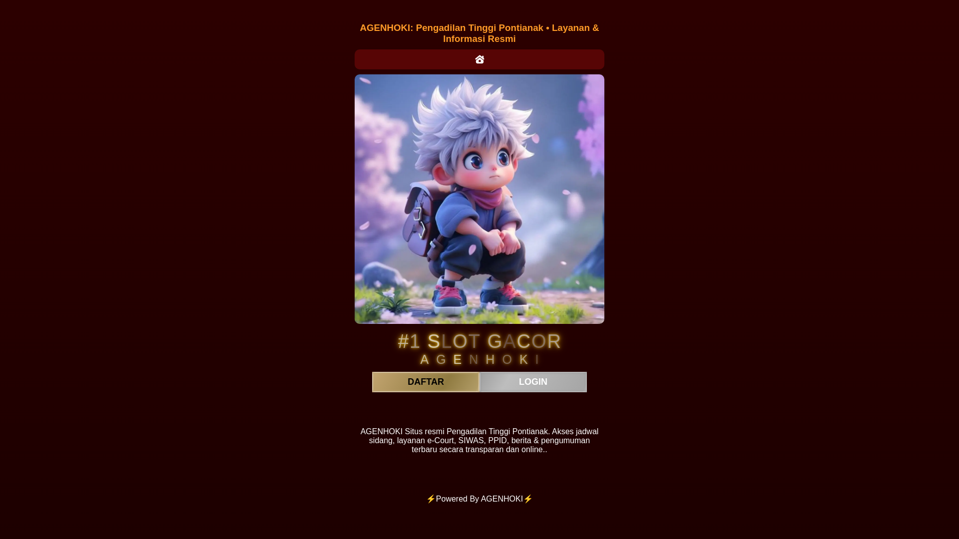 website screenshot of https://agenhoki-pontianak.pages.dev/