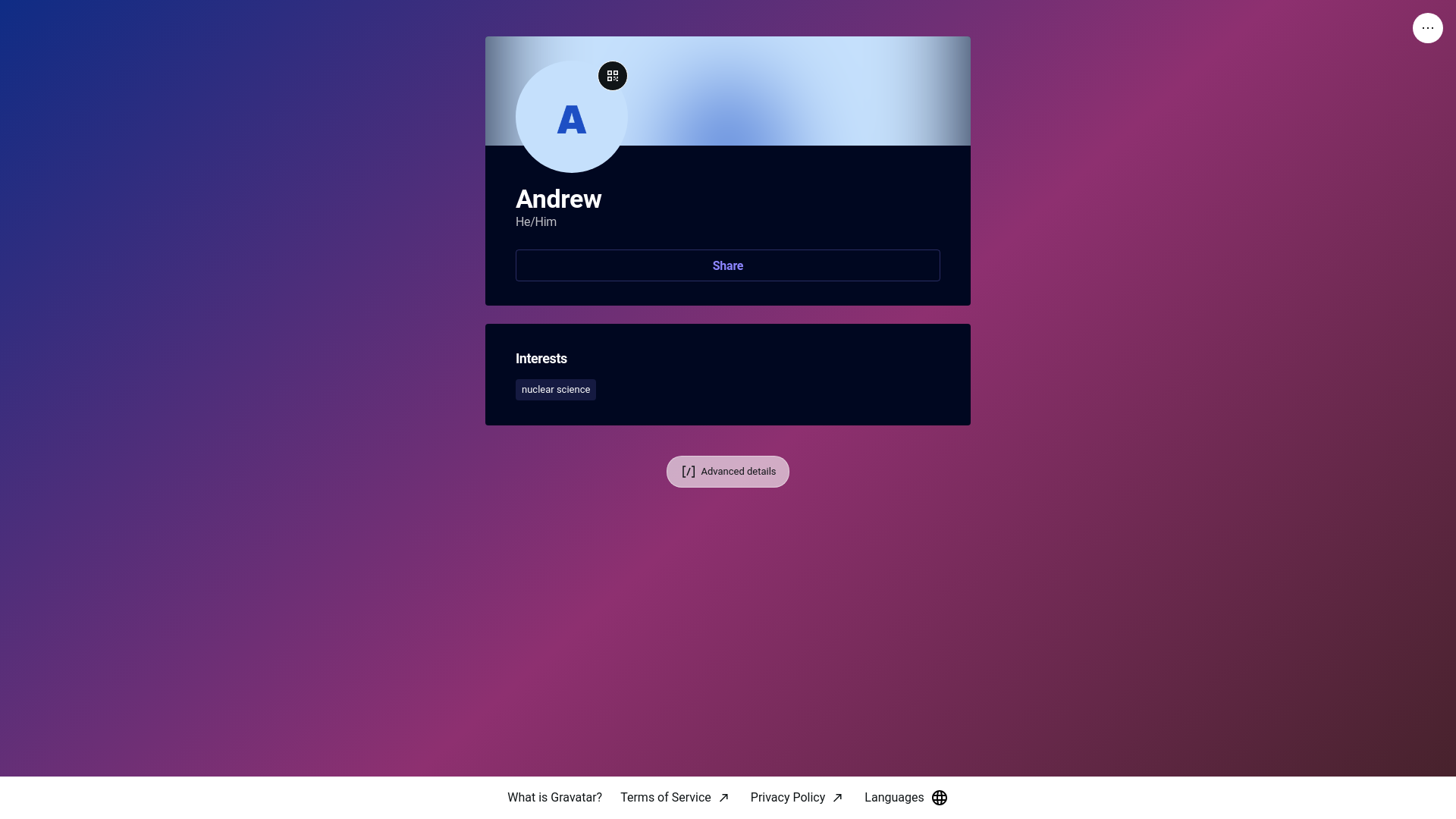 website screenshot of https://nuclearspectroscopy.blog