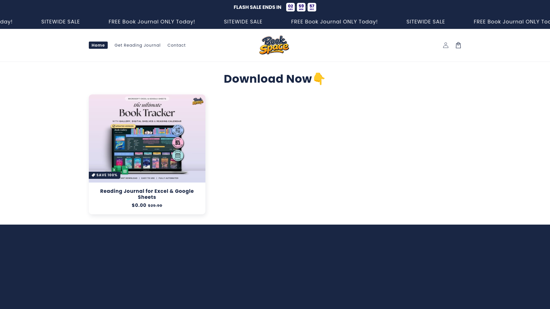 website screenshot of https://bookspaceio.com/