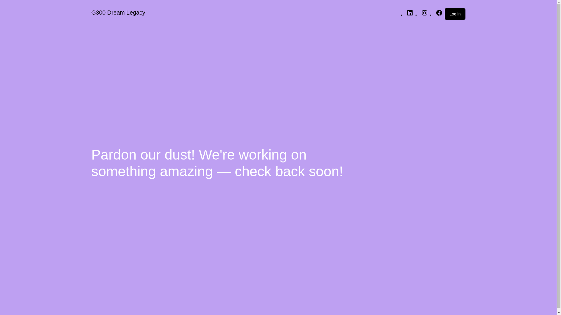 website screenshot of https://g300dreamlegacy.com/