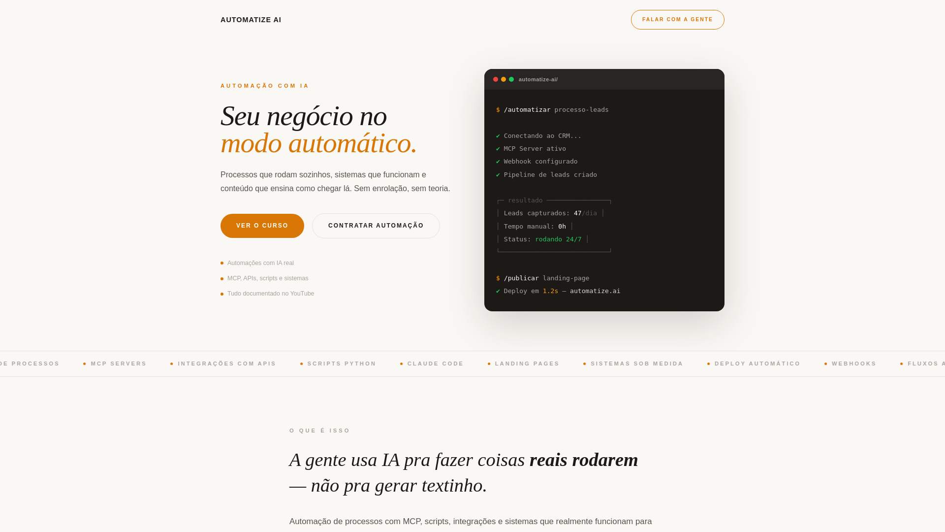 website screenshot of https://automatize-ai.pages.dev/