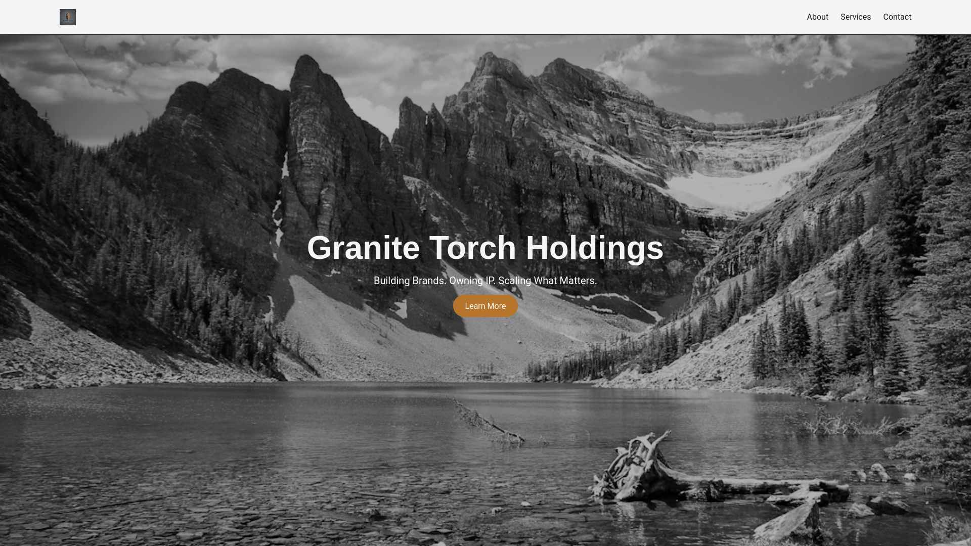 website screenshot of https://granitetorch.com/