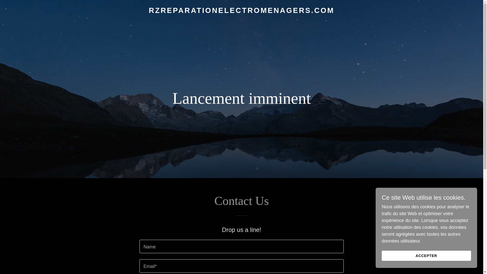 website screenshot of https://rzreparationelectromenagers.com/
