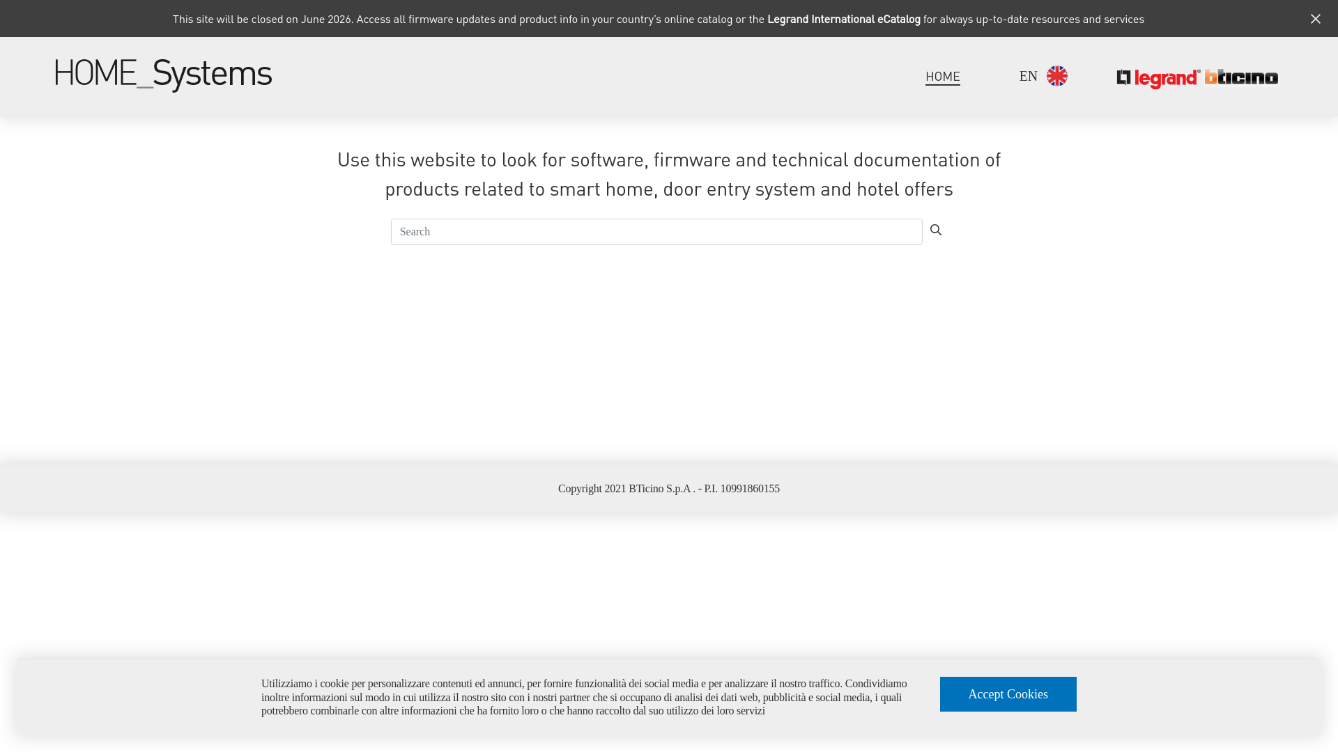 website screenshot of http://www.homesystems-legrandgroup.com/