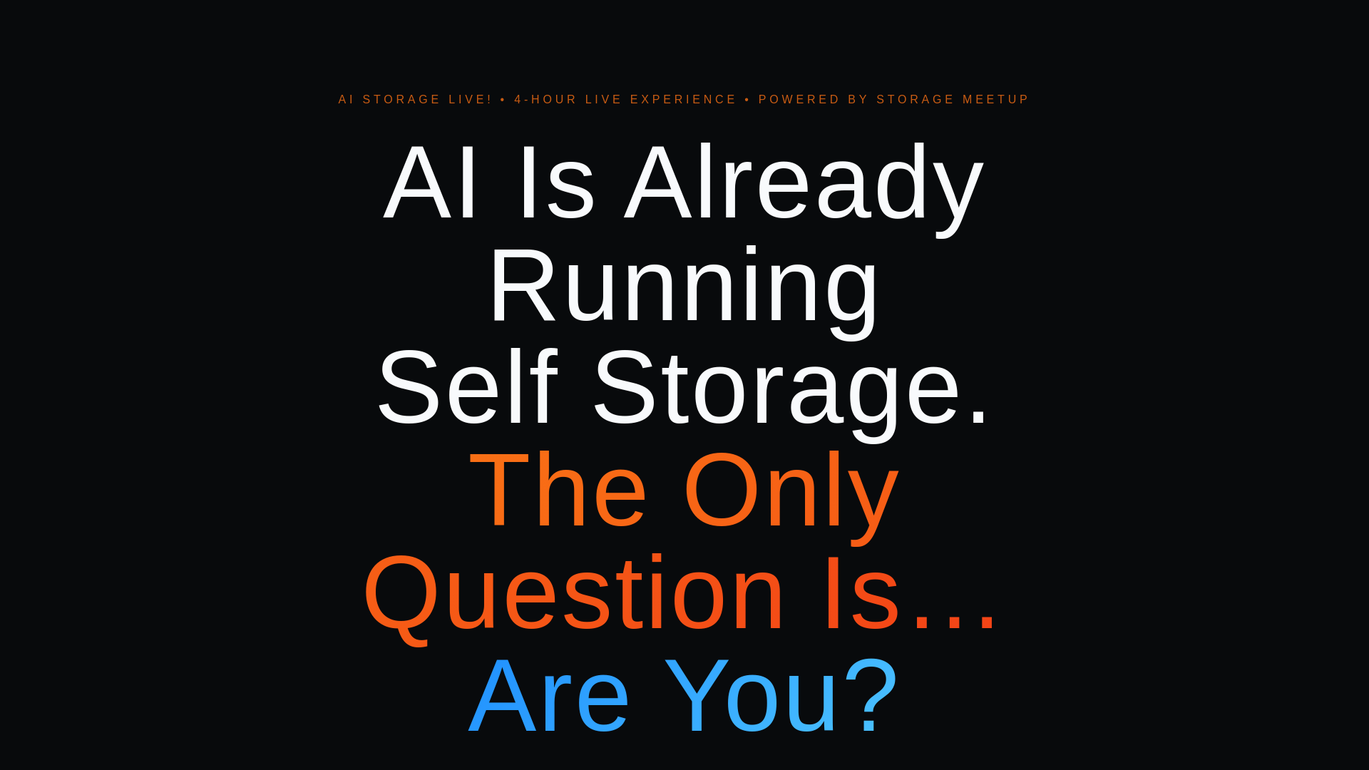 website screenshot of https://aistoragelive.com