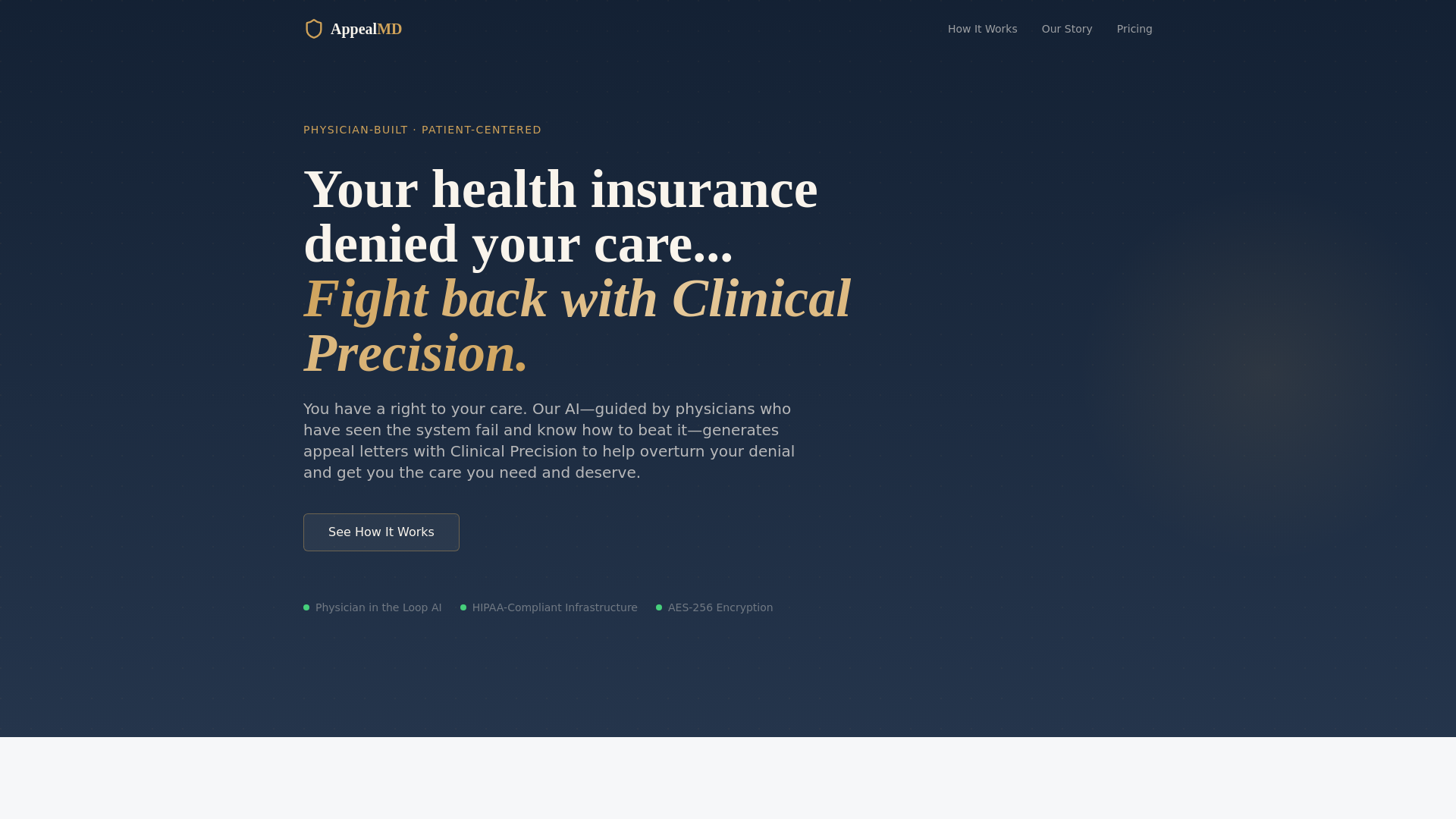 website screenshot of https://askappealmd.com/