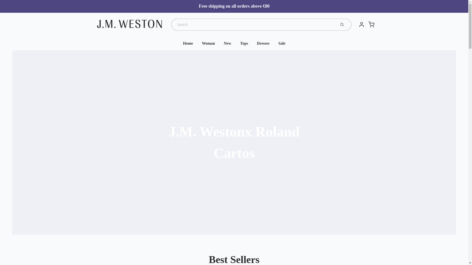 website screenshot of https://jmwestonue.shop/